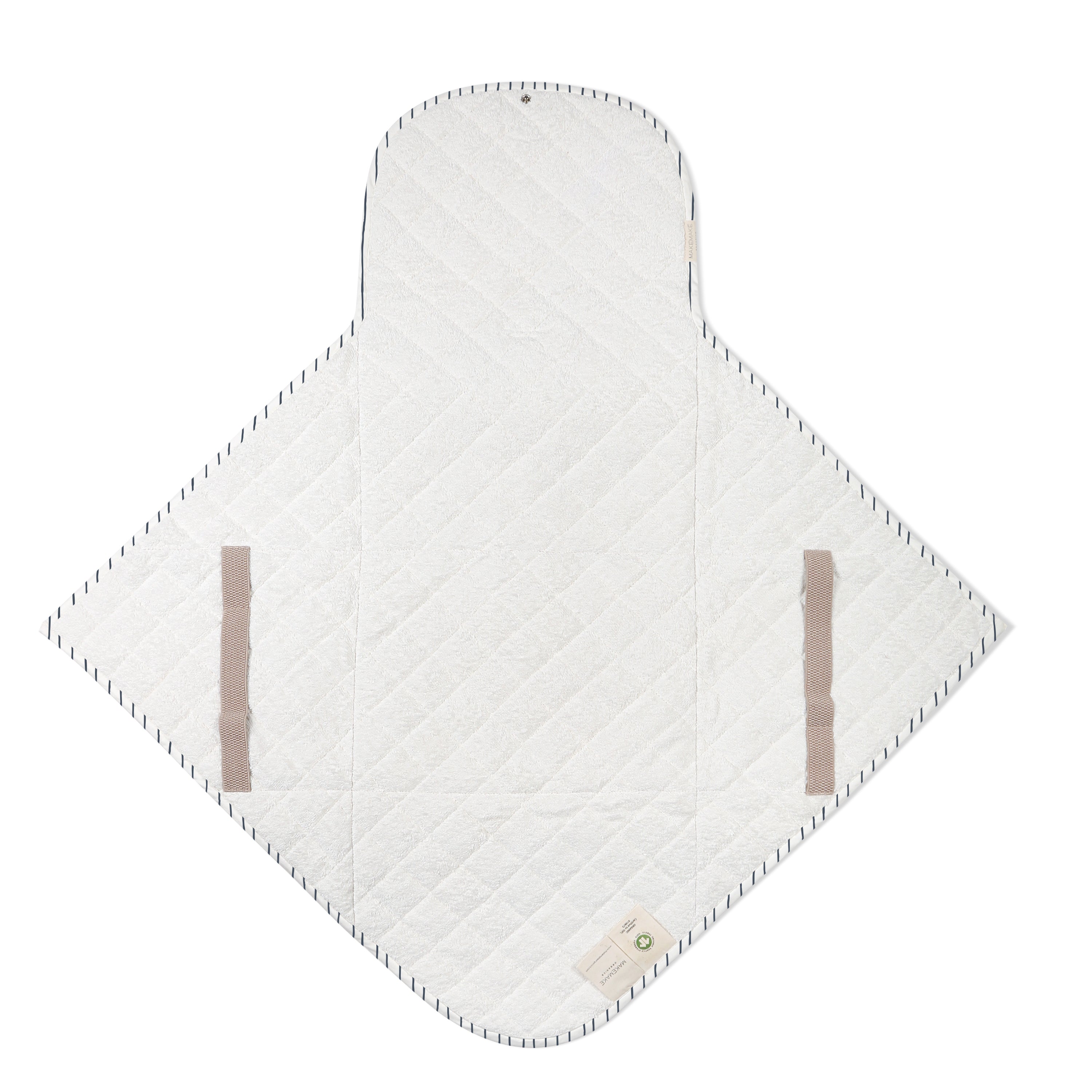 Organic Cotton Portable Changing Mat - Cobi Blue Stripes