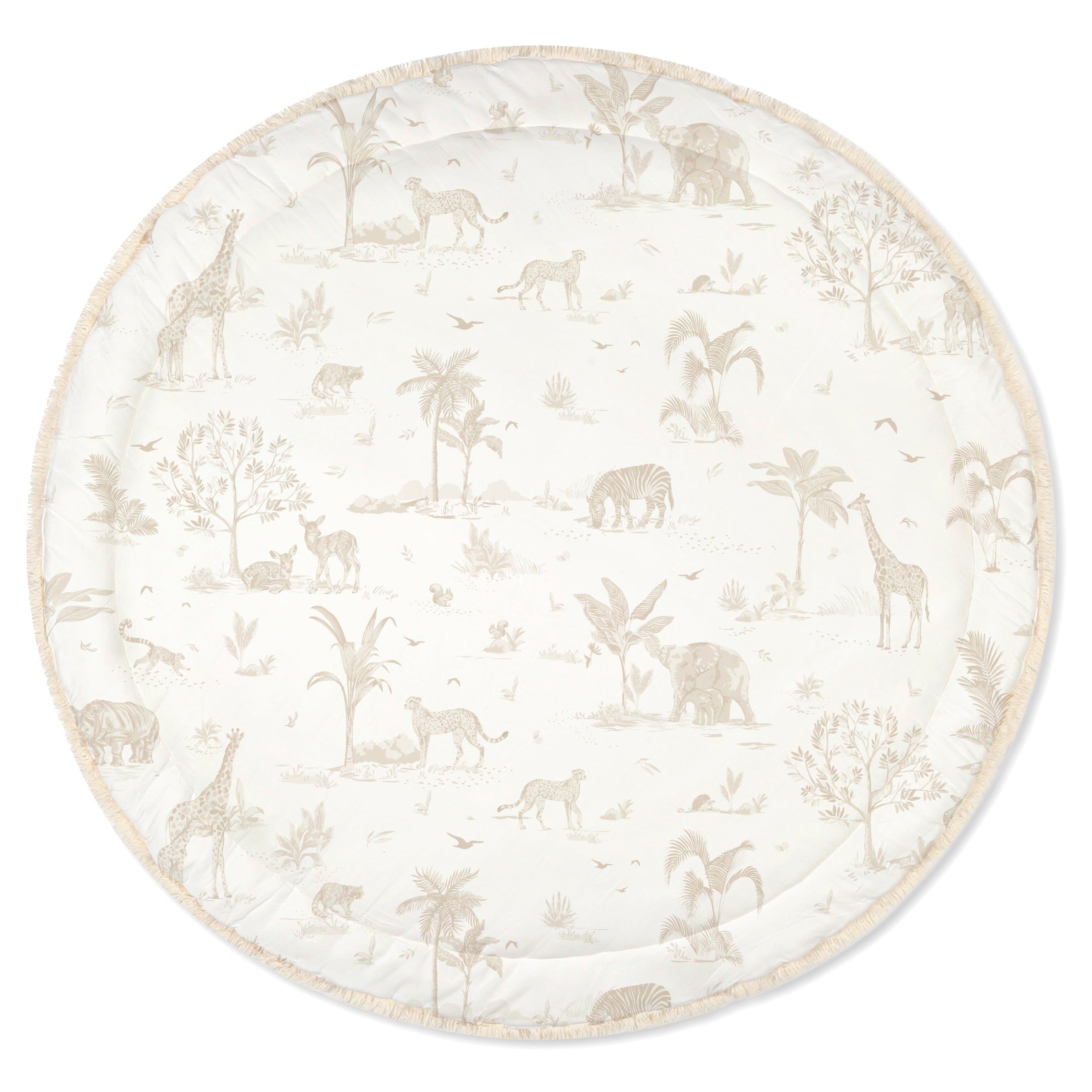 Organic Baby Play Mat - Safari and Wild Play Mat Makemake Organics   