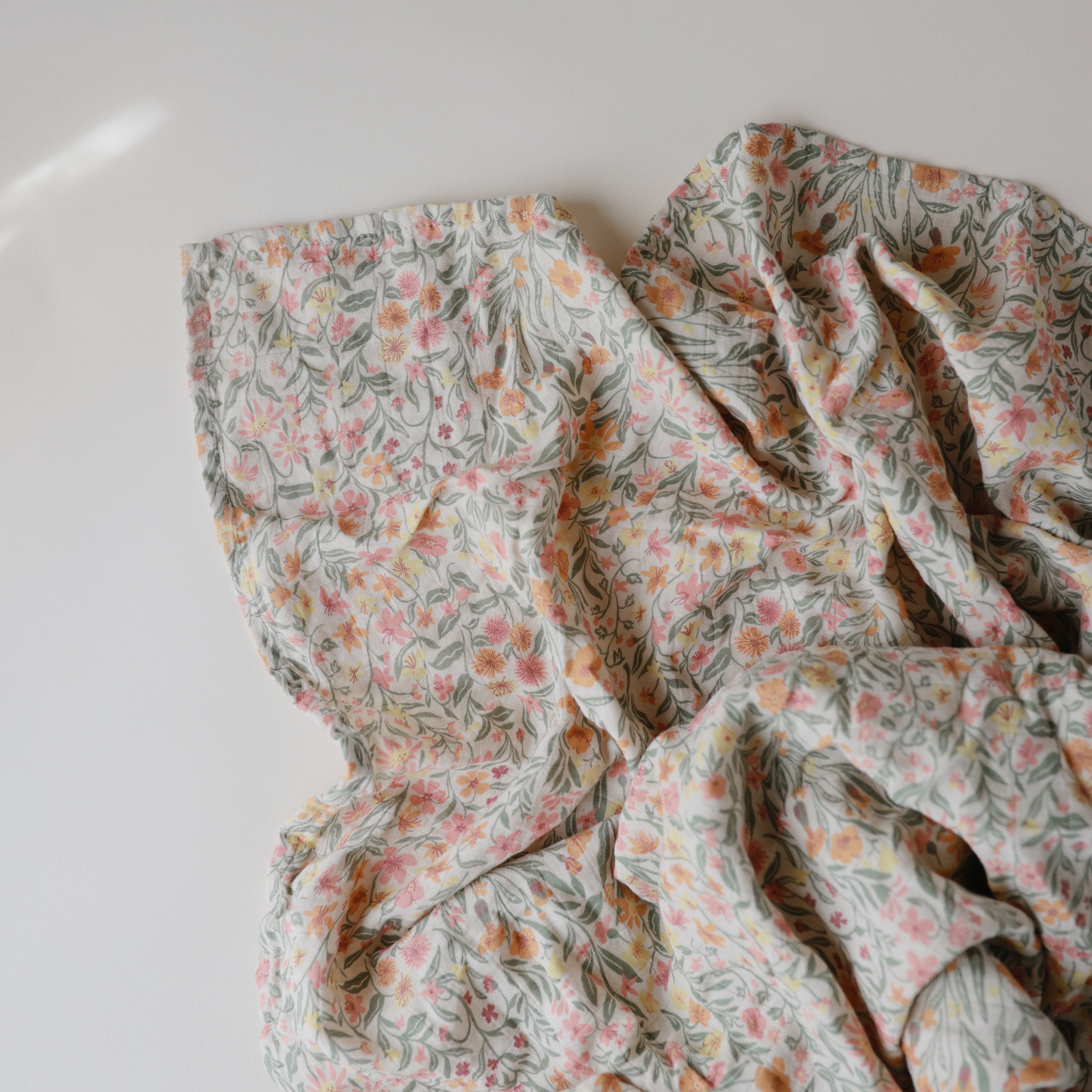 Organic Cotton Muslin Swaddle Blanket Swaddle Mushie   
