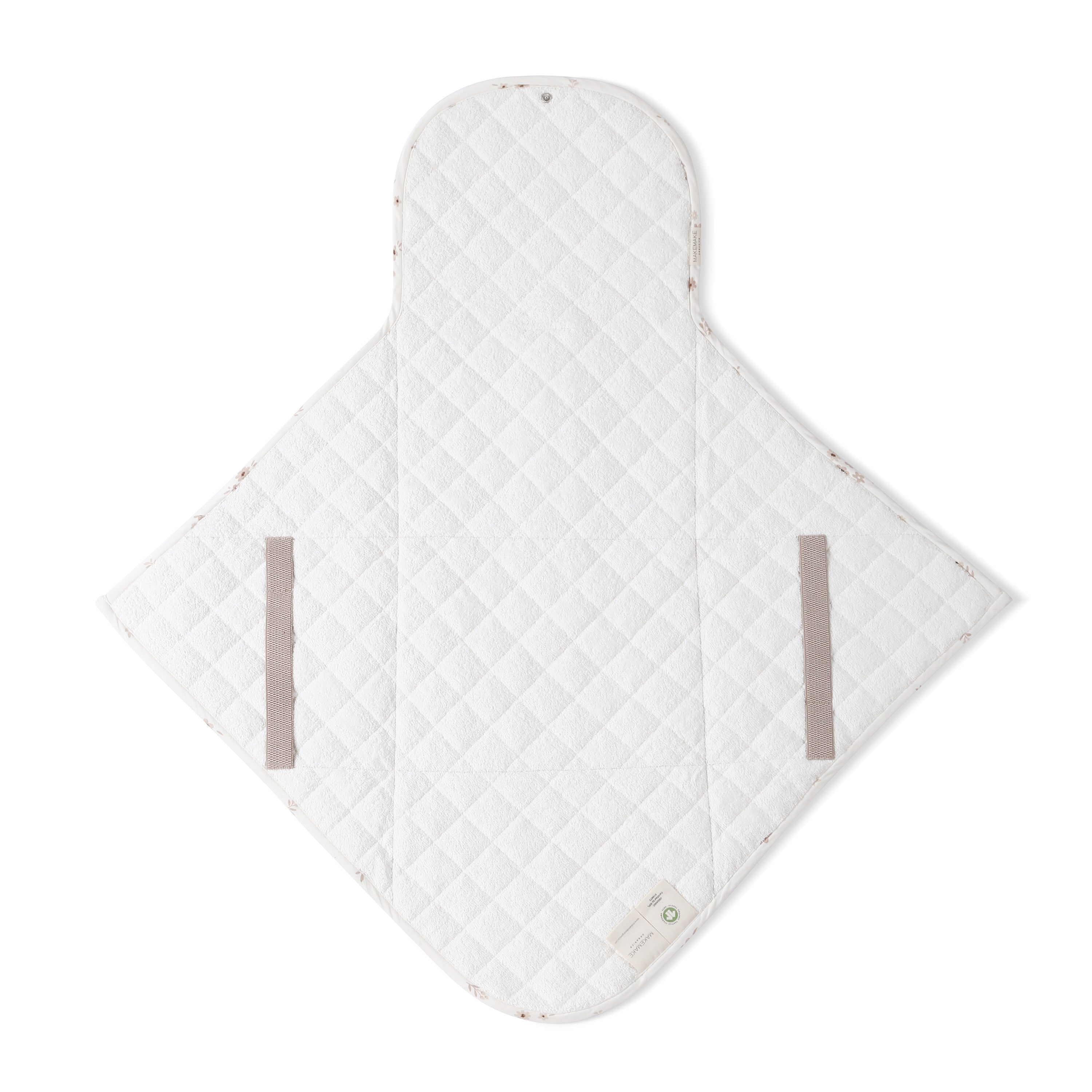 Organic Cotton Portable Changing Mat - Bloom