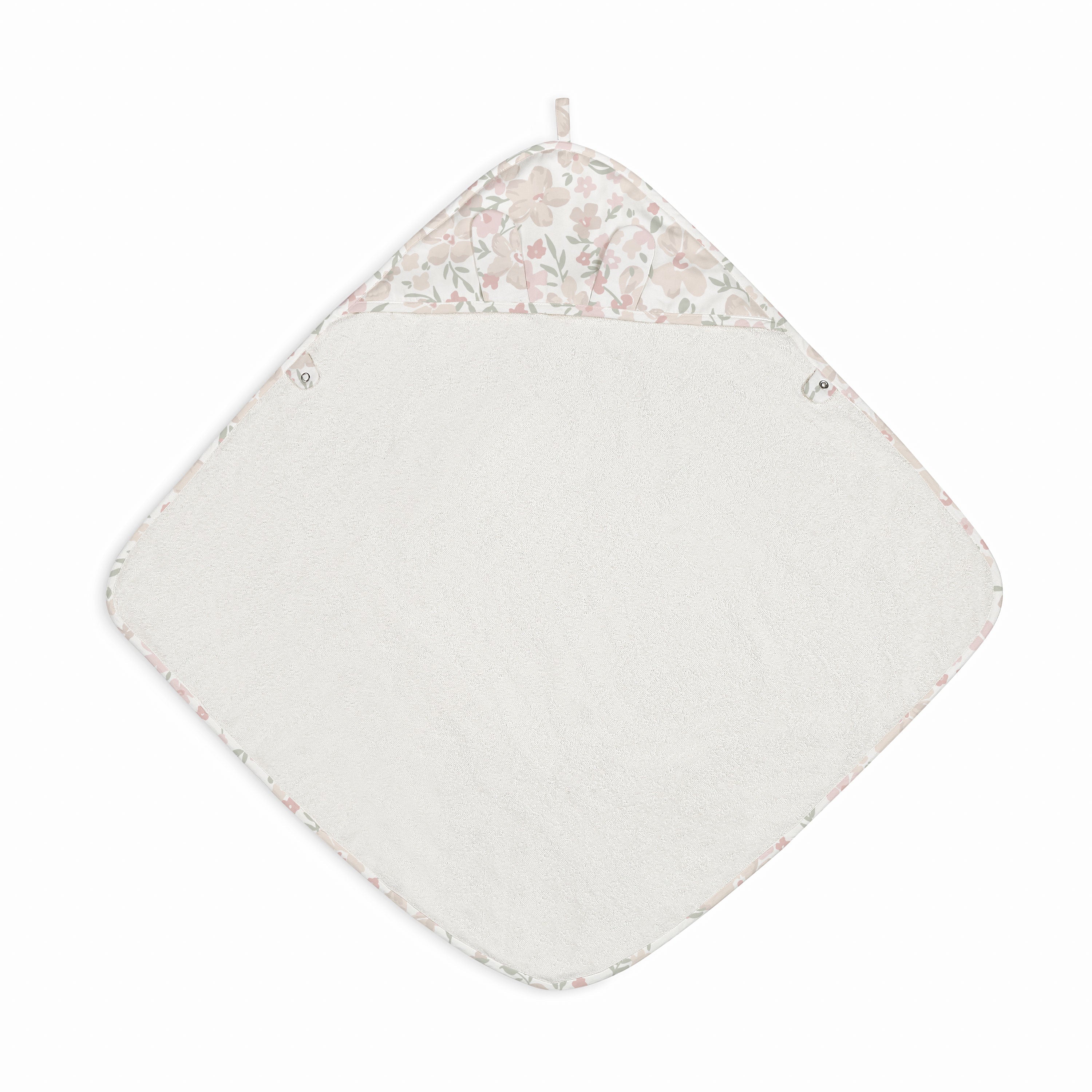 Organic Baby Towel - Blossom Hooded Towel Makemake Organics   