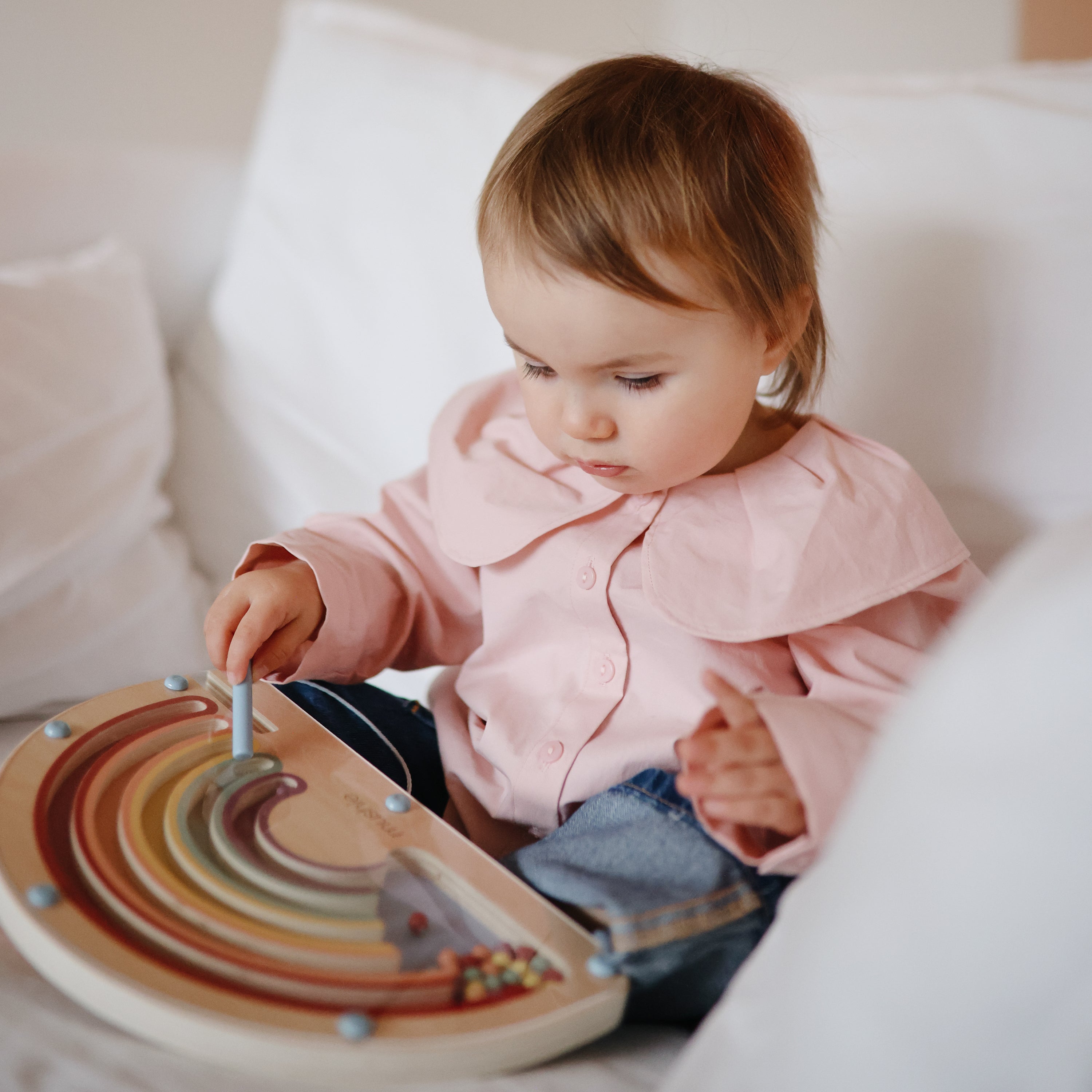 Wooden Magnetic Rainbow Maze