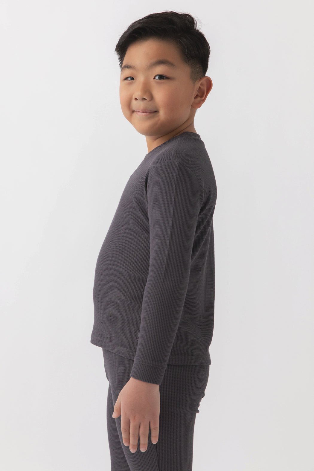 Children's Bamboo Waffle Knit Base Layer Long Sleeve - Last Chance