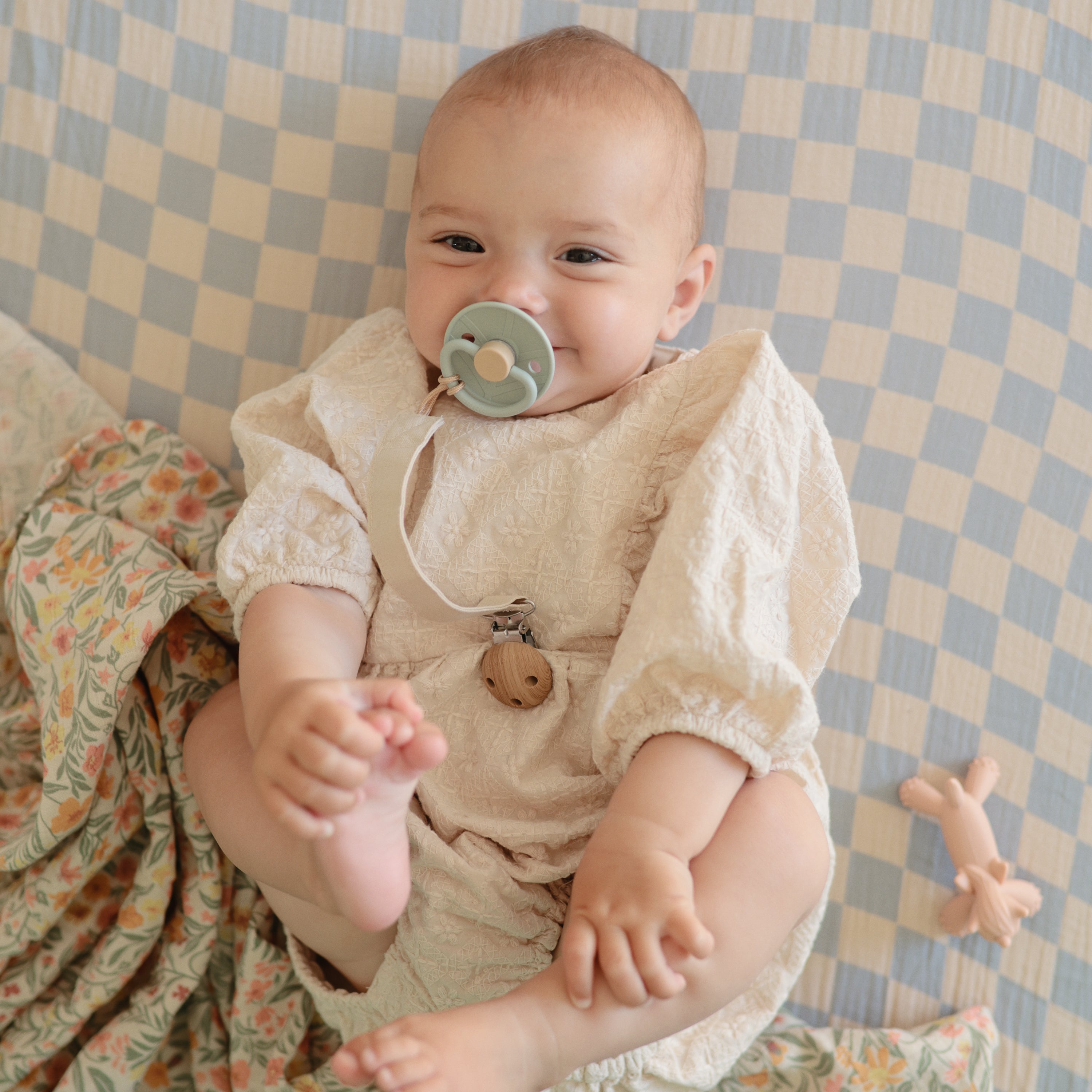 FRIGG Little Viking Silicone 2-Pack Pacifiers & Teethers Mushie   