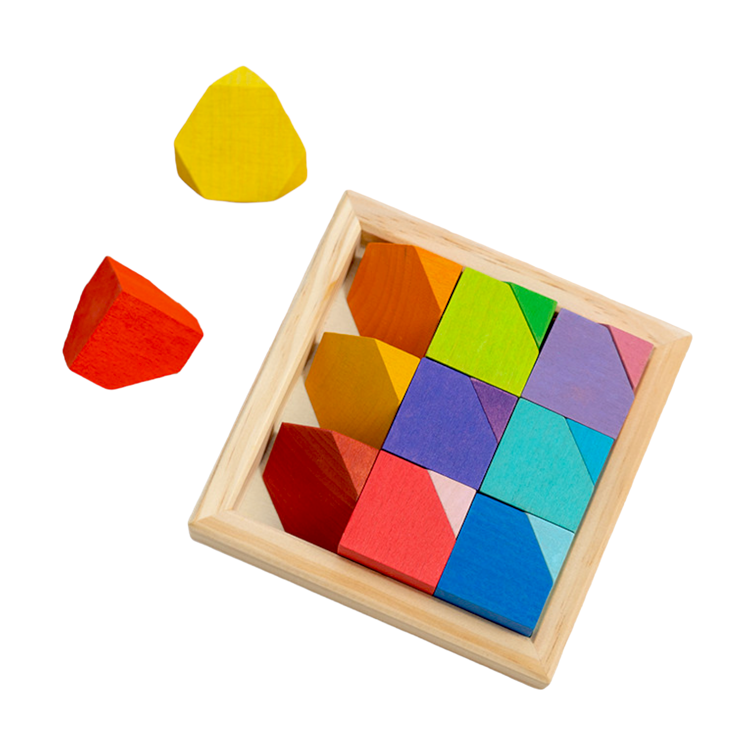 **Pre-order (Ships in 2-3 Weeks)**18-Piece Wooden Cornerstone Building Block Set