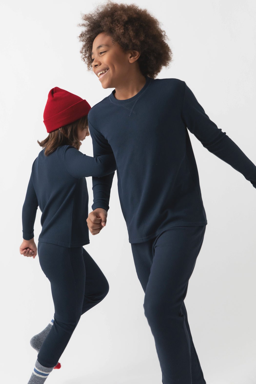 Children's Bamboo Waffle Knit Base Layer Set - Last Chance
