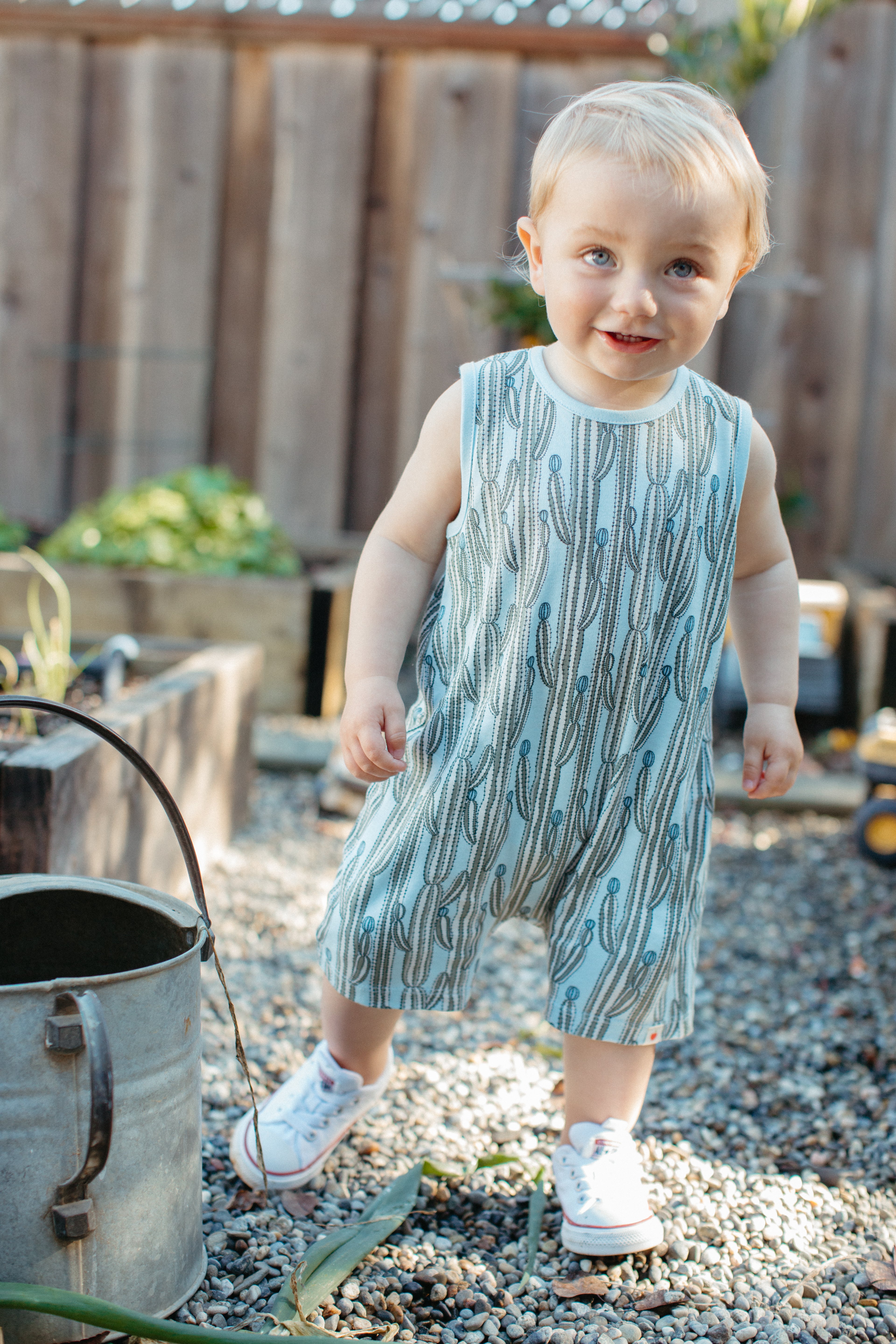 Bamboo Blend Sleeveless Coverall Romper – Blooming Saguaro