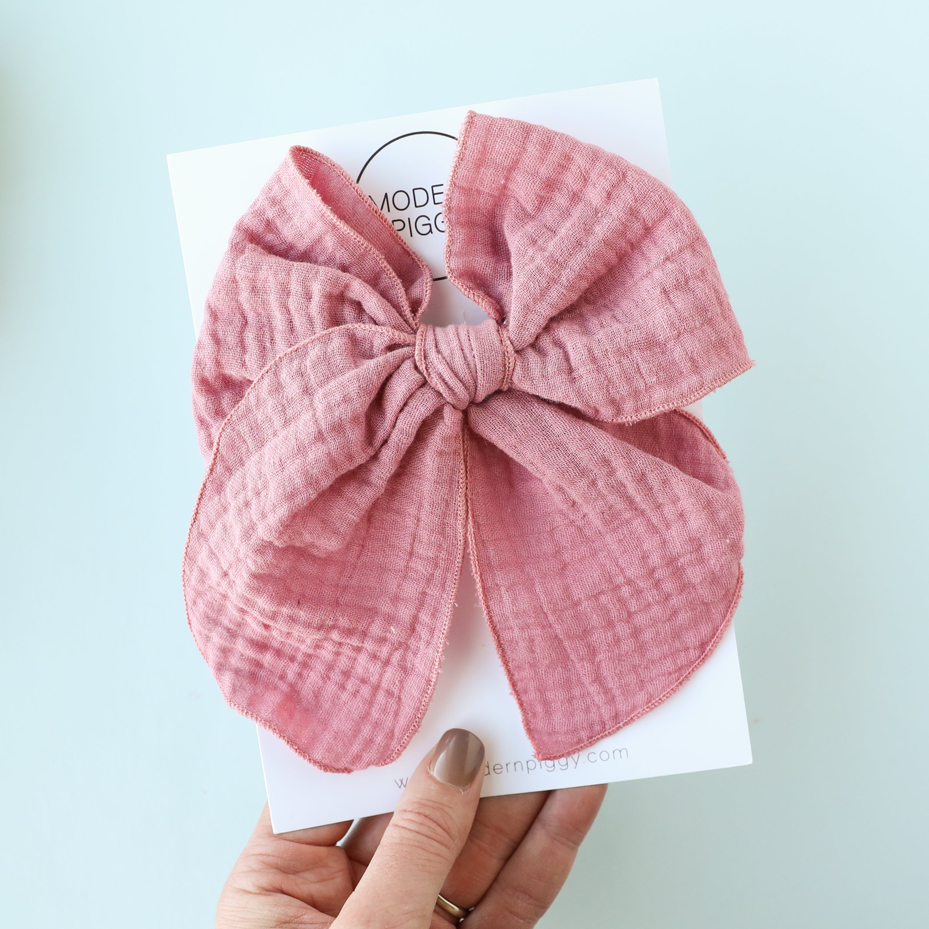 Mulberry | Gauze Party Bow