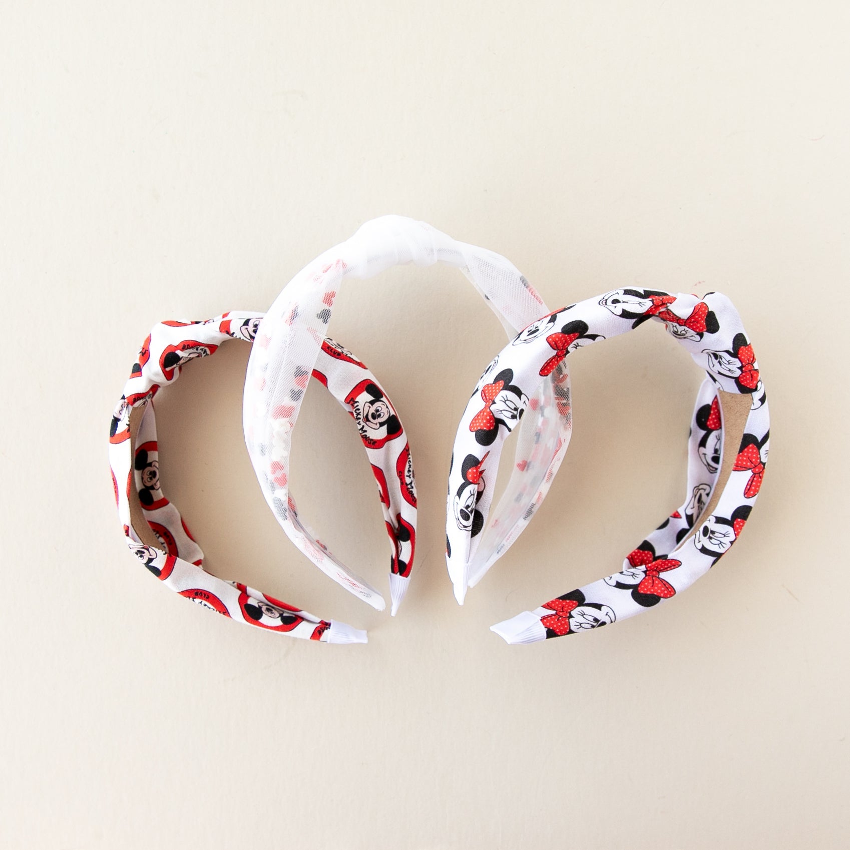 Classic Mouse | Knotted Headband Set