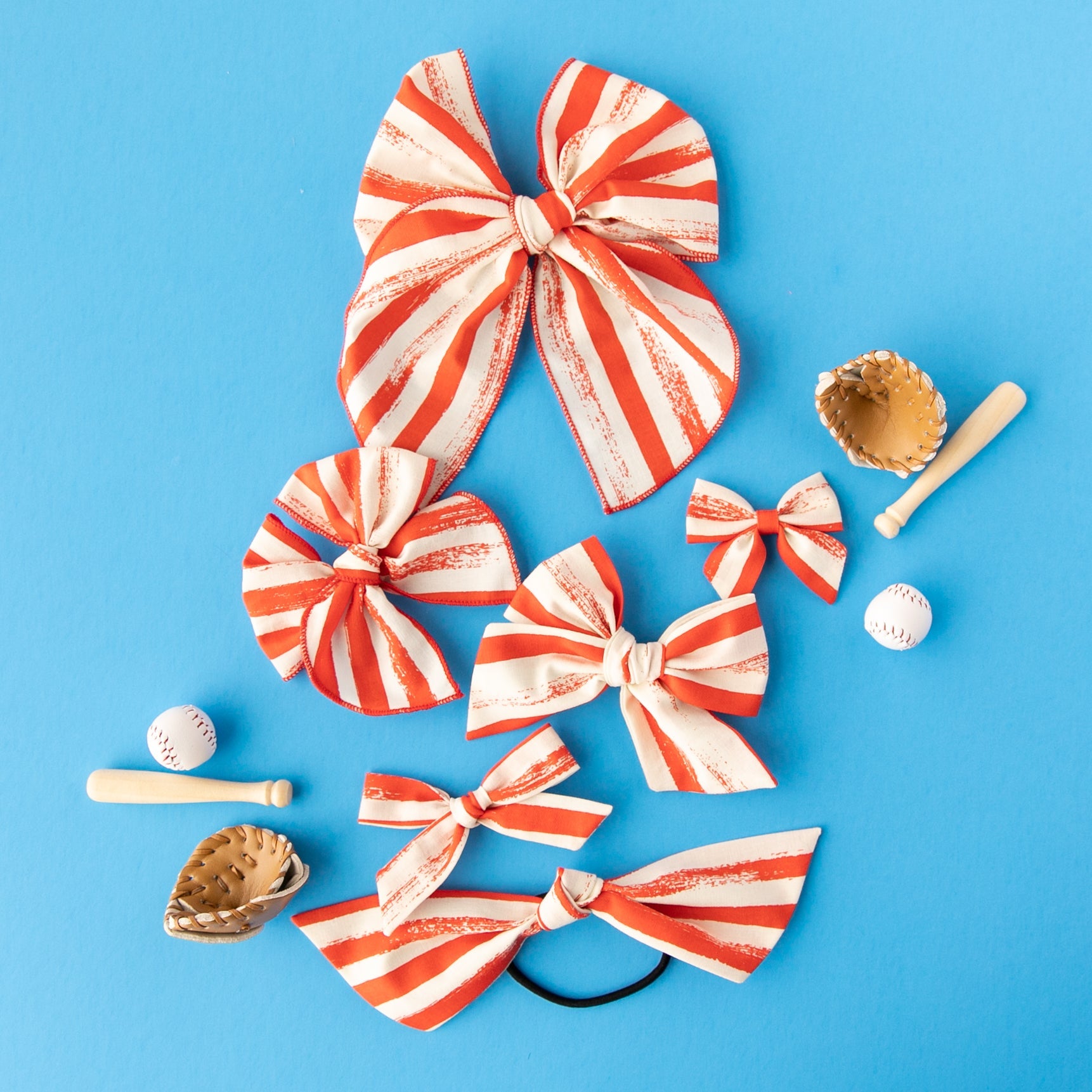 Painted Stripe | Petite Party Bow