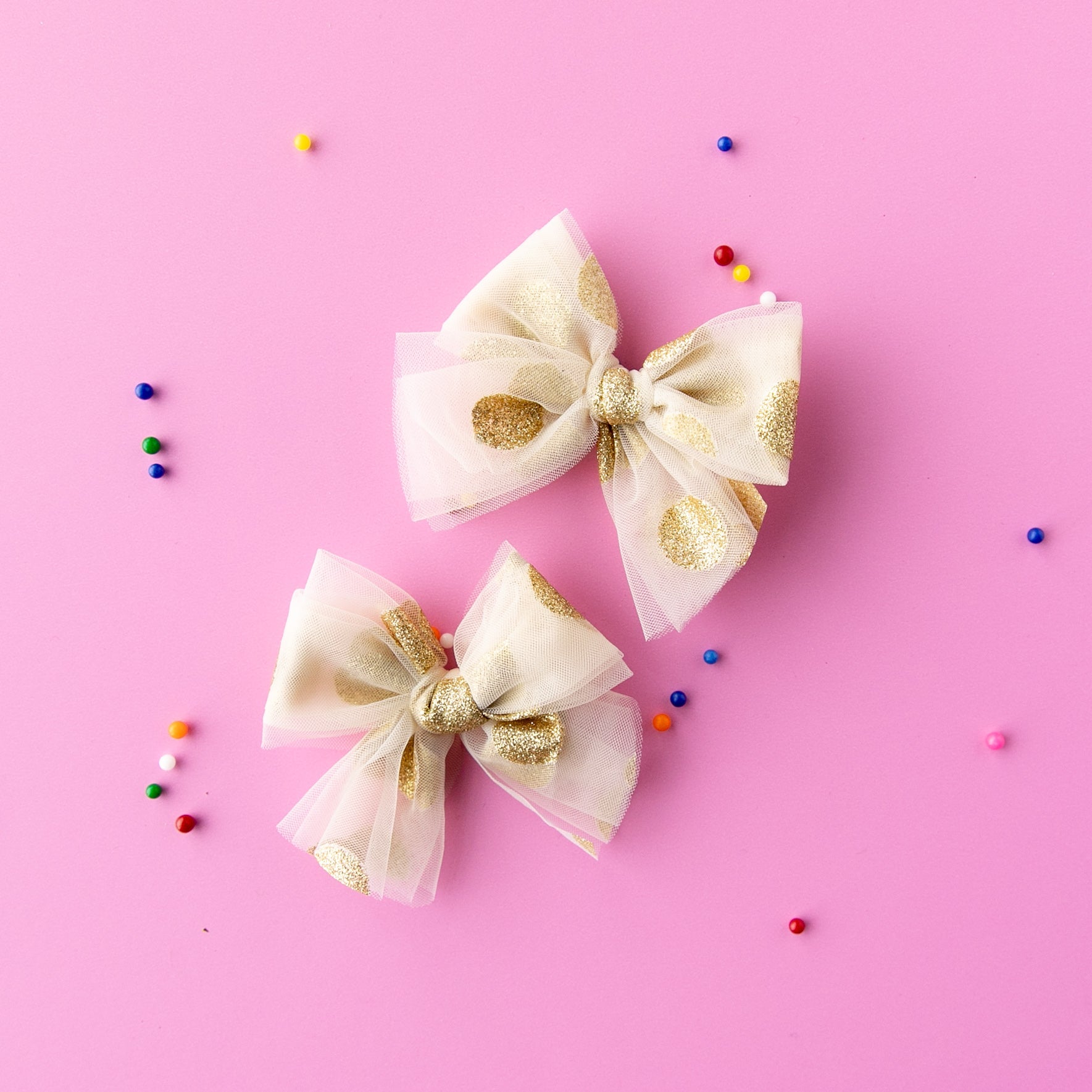 Party Time | Tulle Bow - Pigtail Set