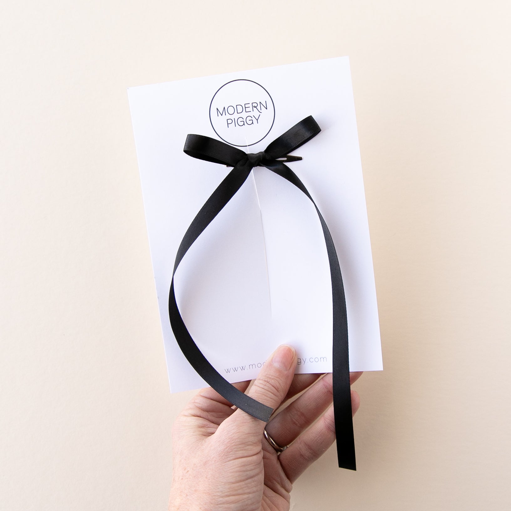 Black | Statement Ribbon Bow