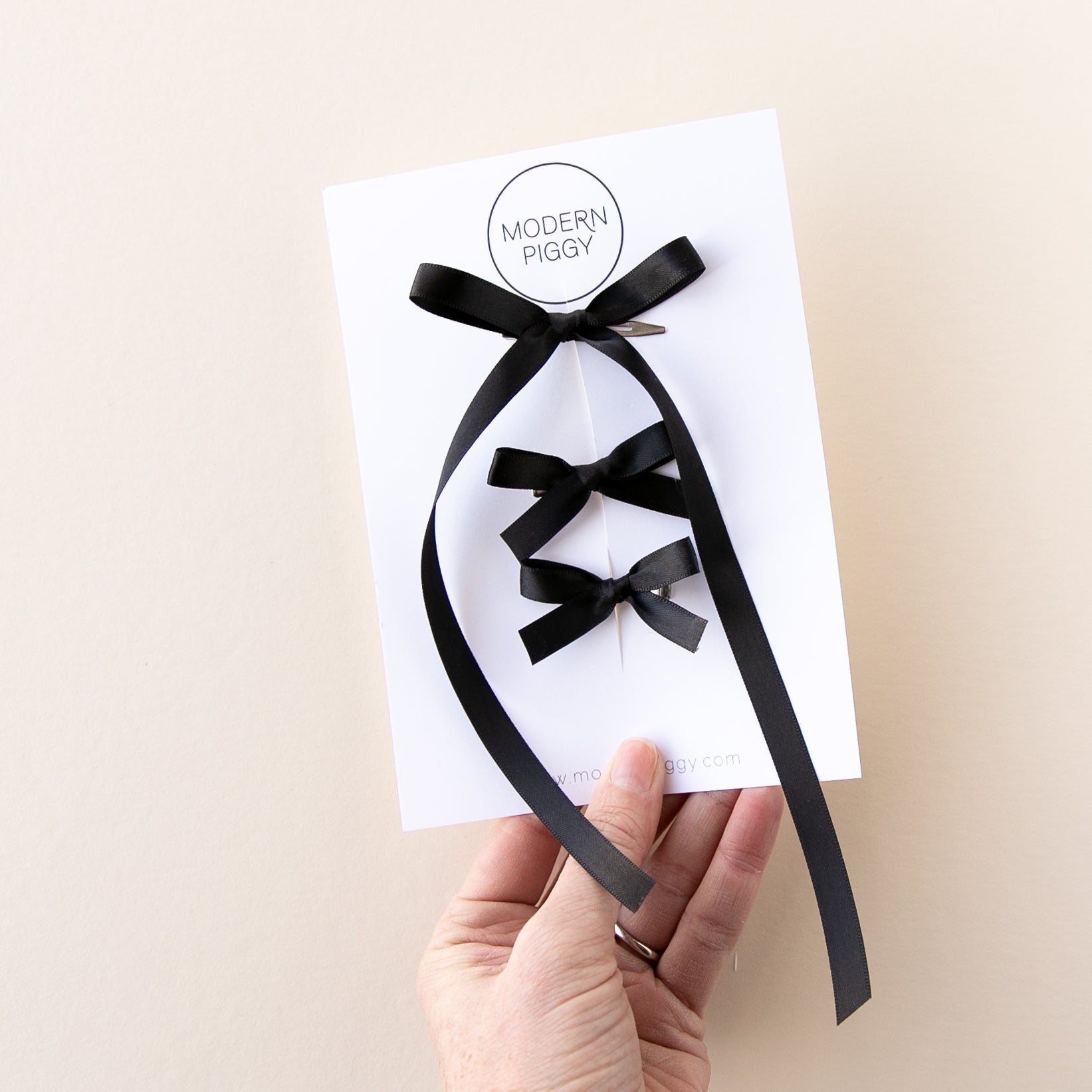 Black | Ribbon Bow Pack