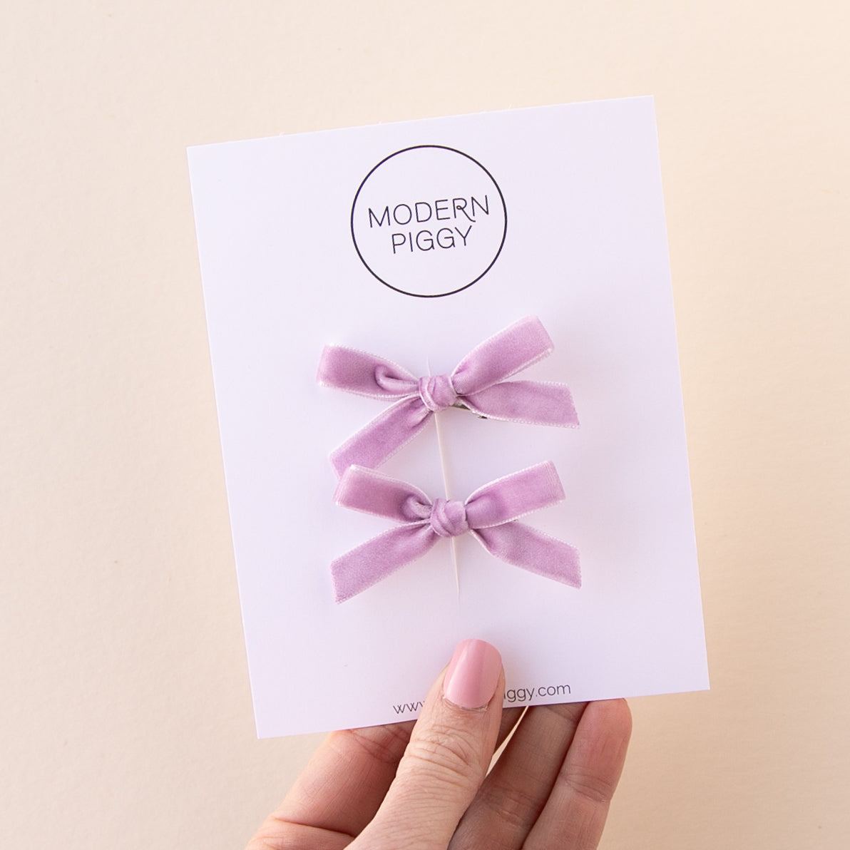 Vintage Lavender | Mini Ribbon Bow Set