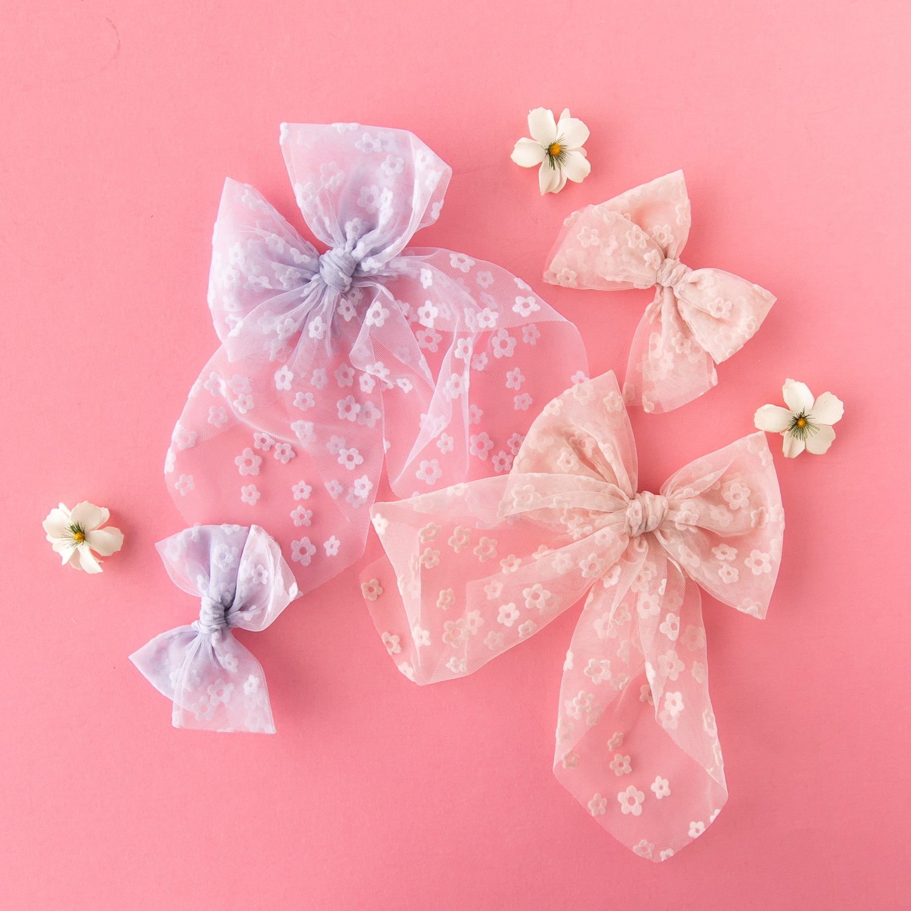 Bloom - Purple | Tulle Bow