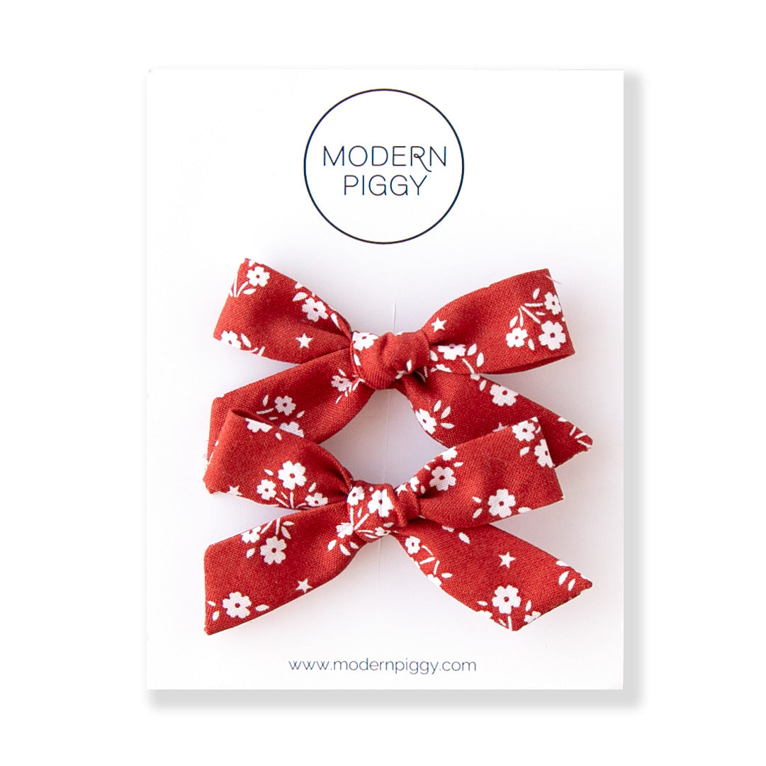 Americana | Pigtail Set - Hand-tied Bow