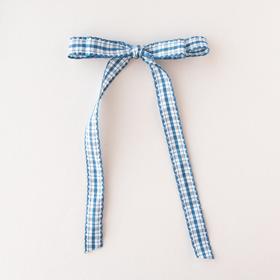 Picnic - Blue | Statement Ribbon Bow