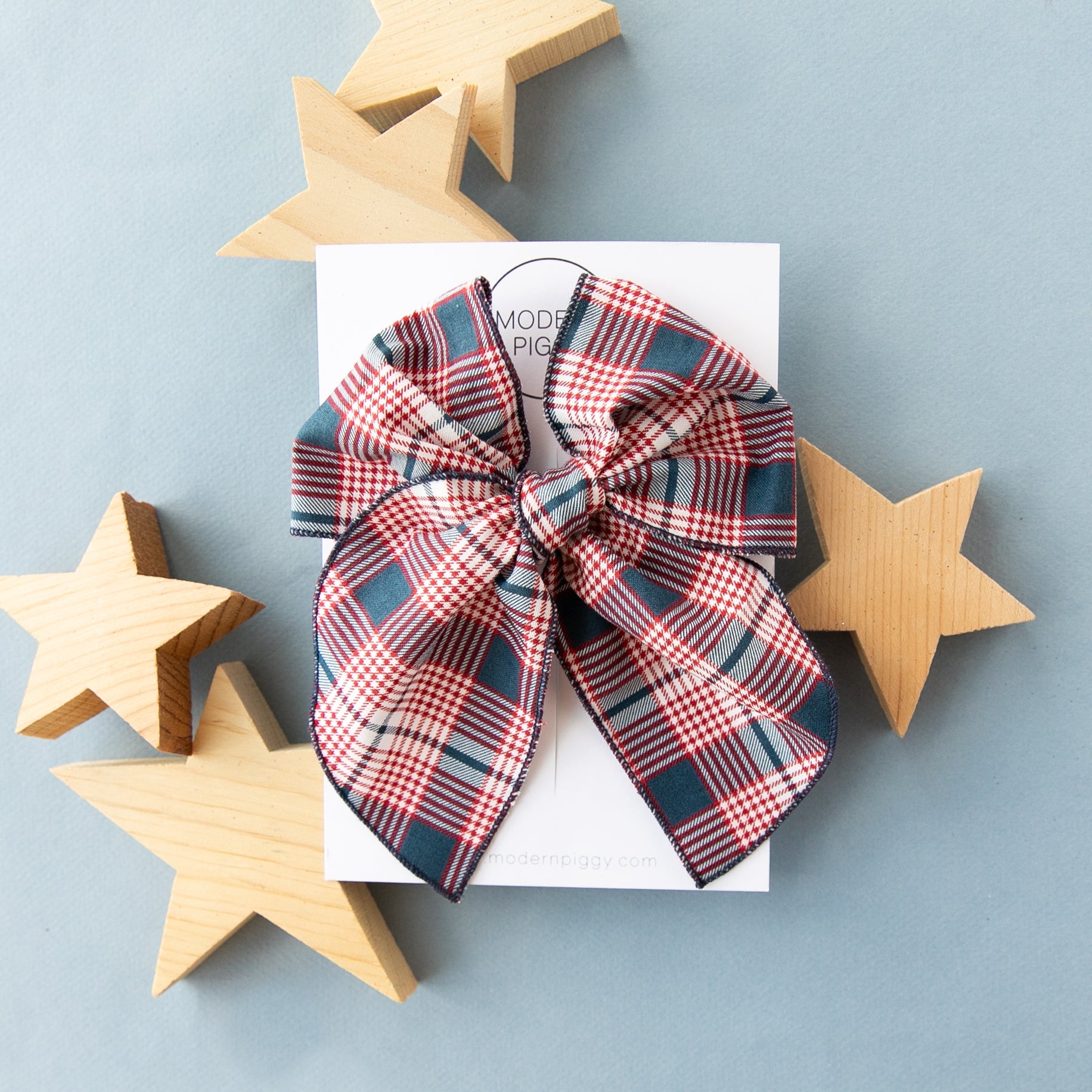 Stateside Plaid | Party Bow