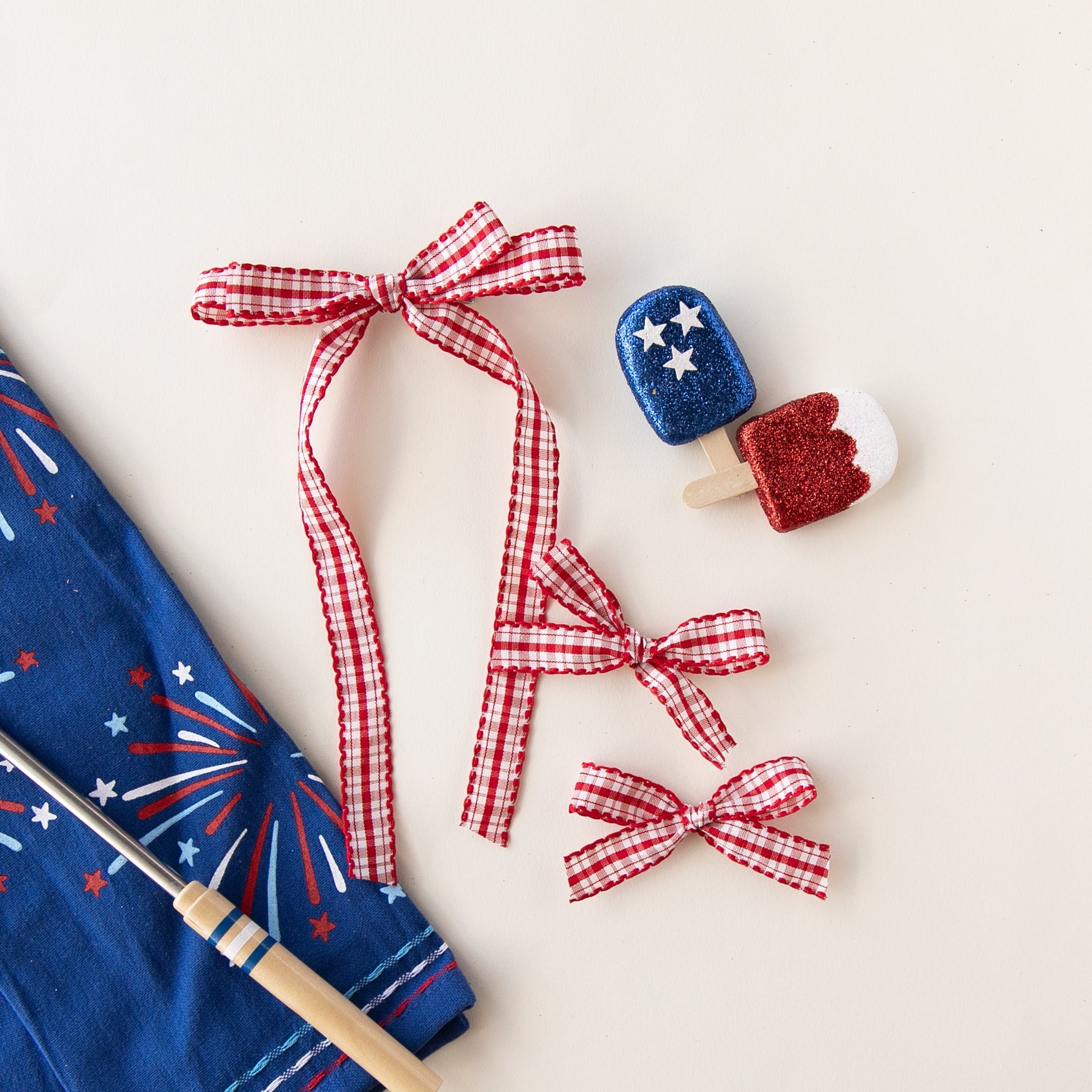 Picnic - Red | Ribbon Bow