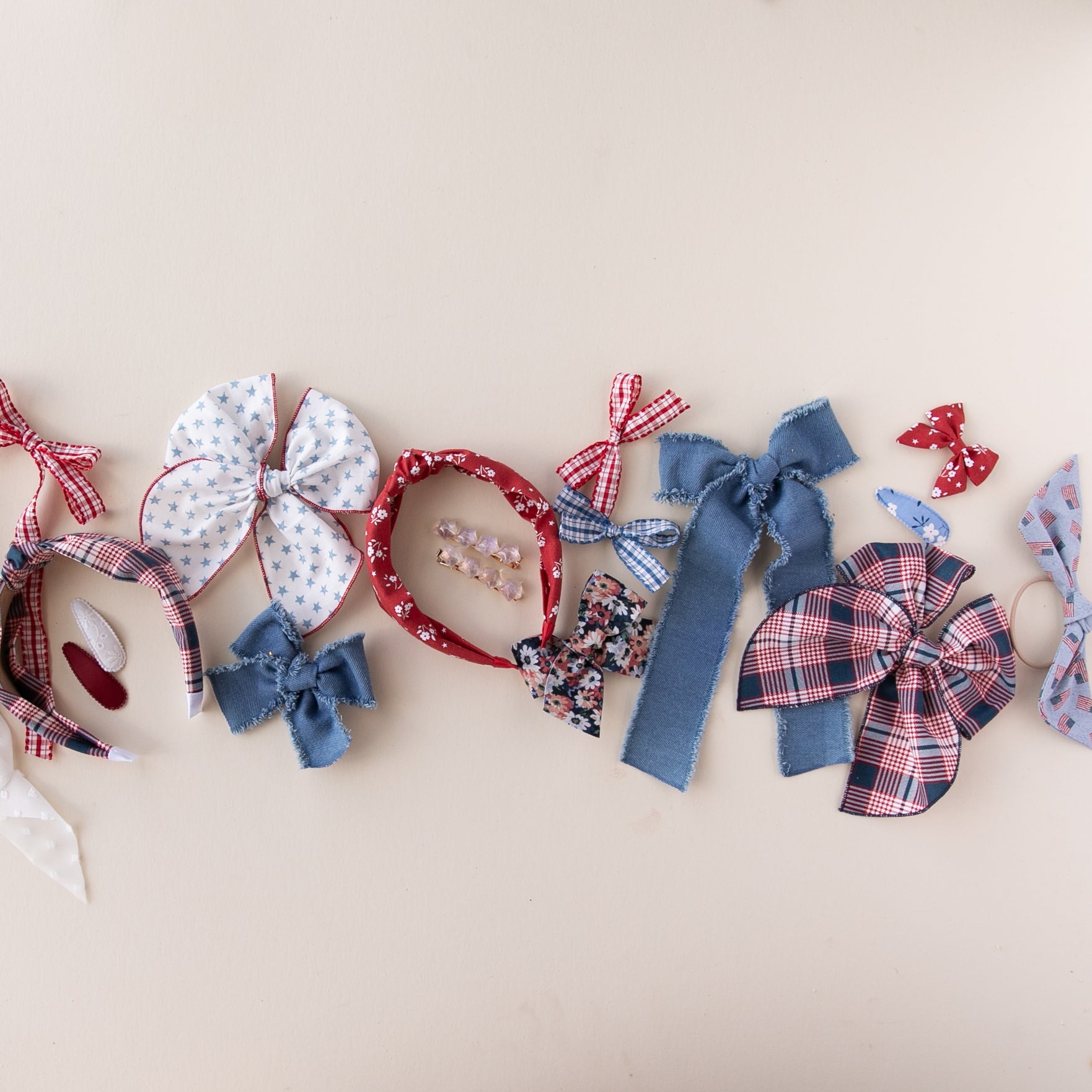 Blue Jeans | Statement Ribbon Bow