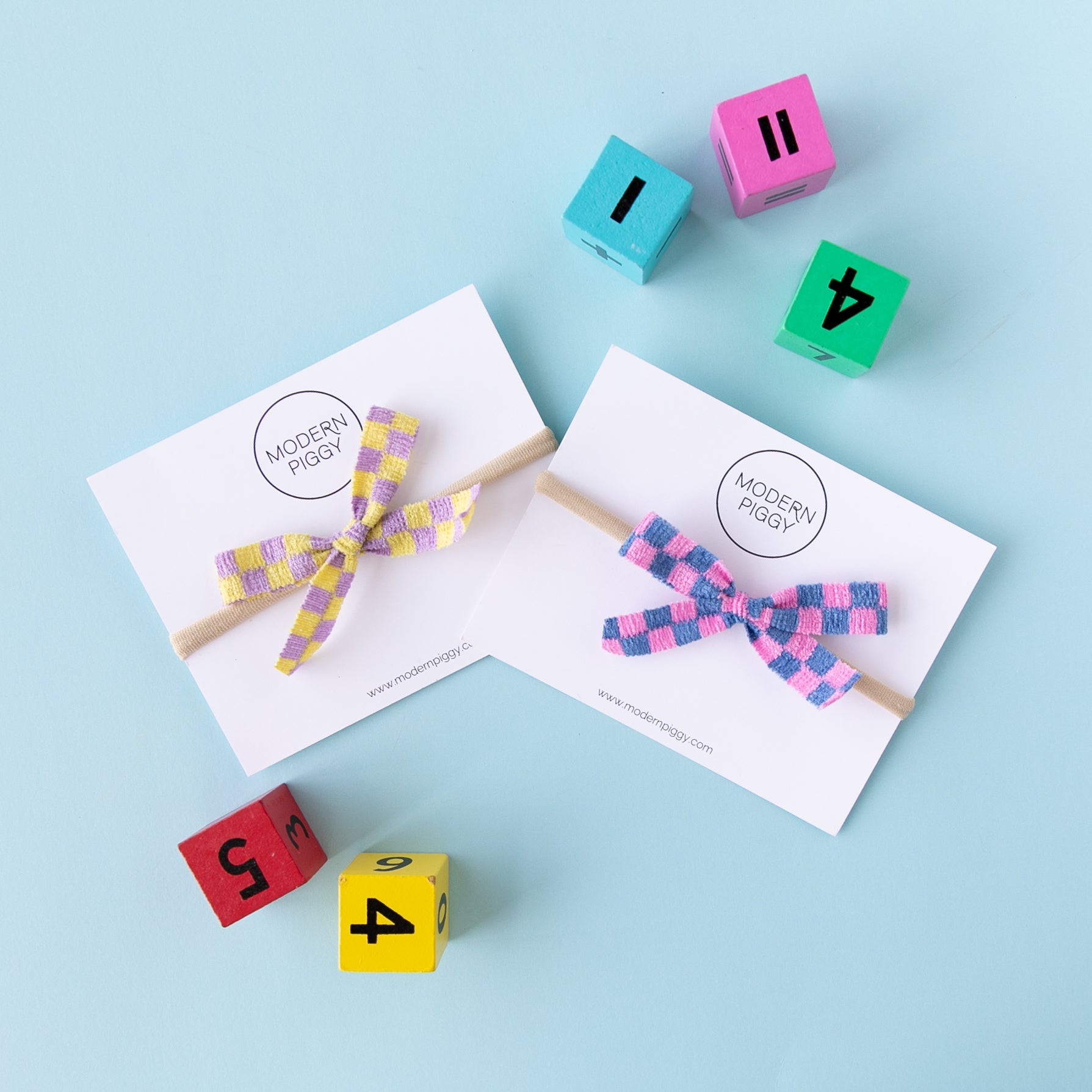 Hopscotch - Yellow | Ribbon Bow