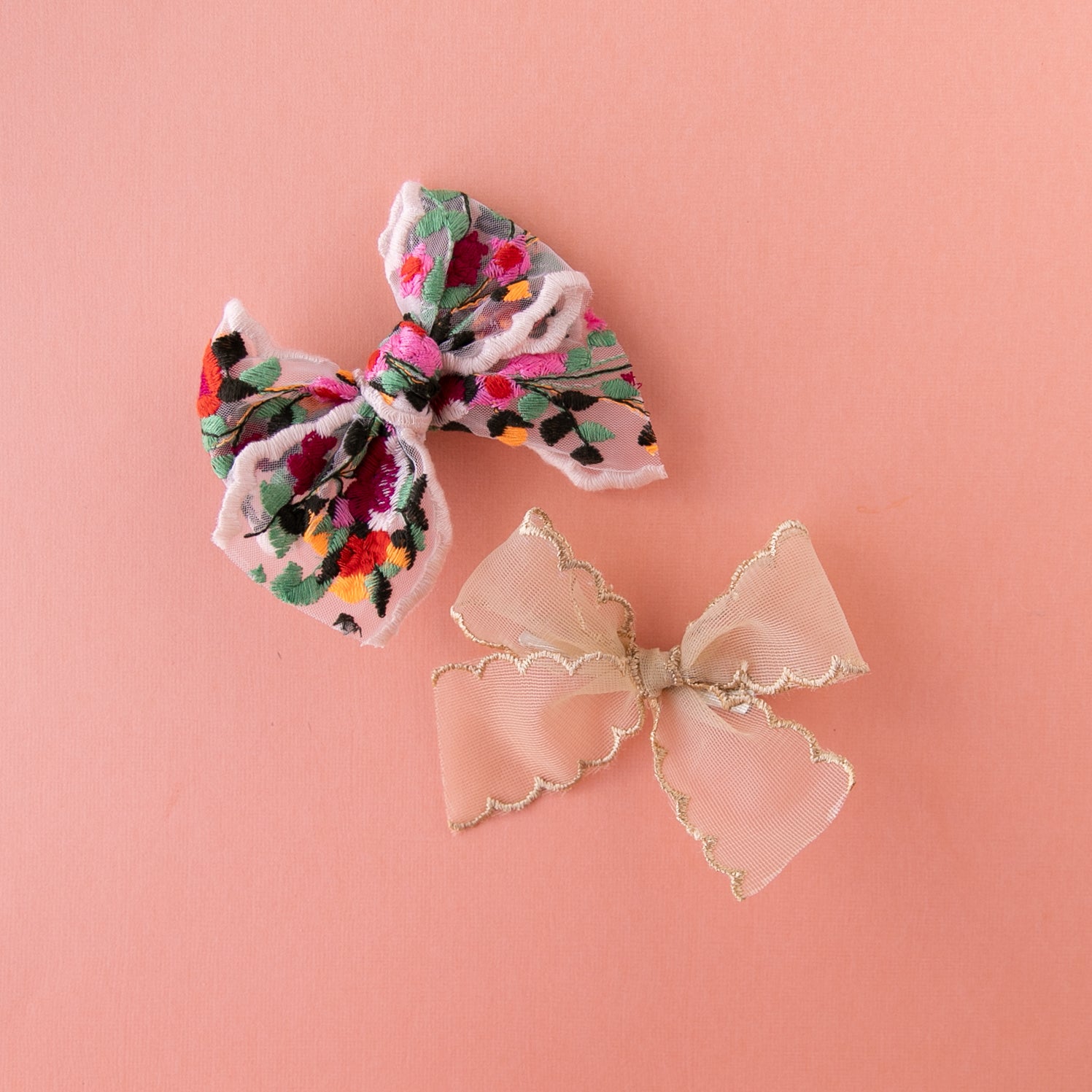 Fawn | Pigtail Set - Ribbon Bow