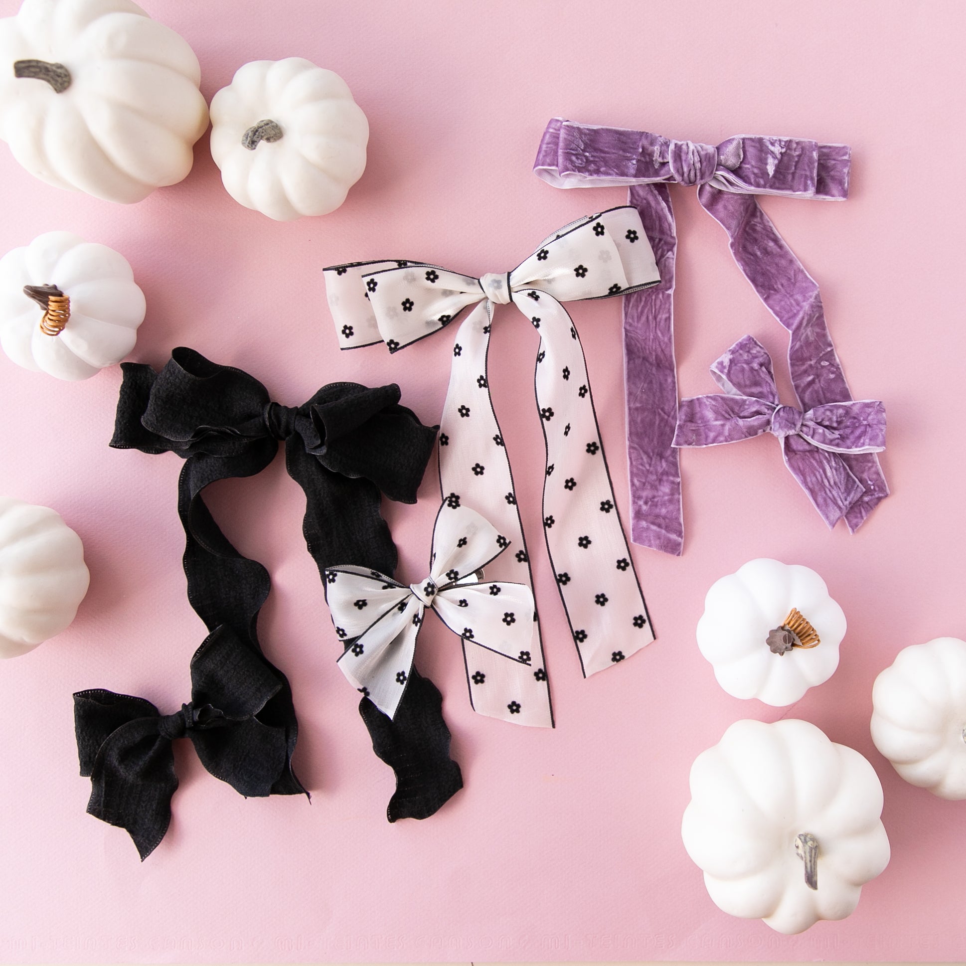 Coraline | Pigtail Set - Ribbon Bow