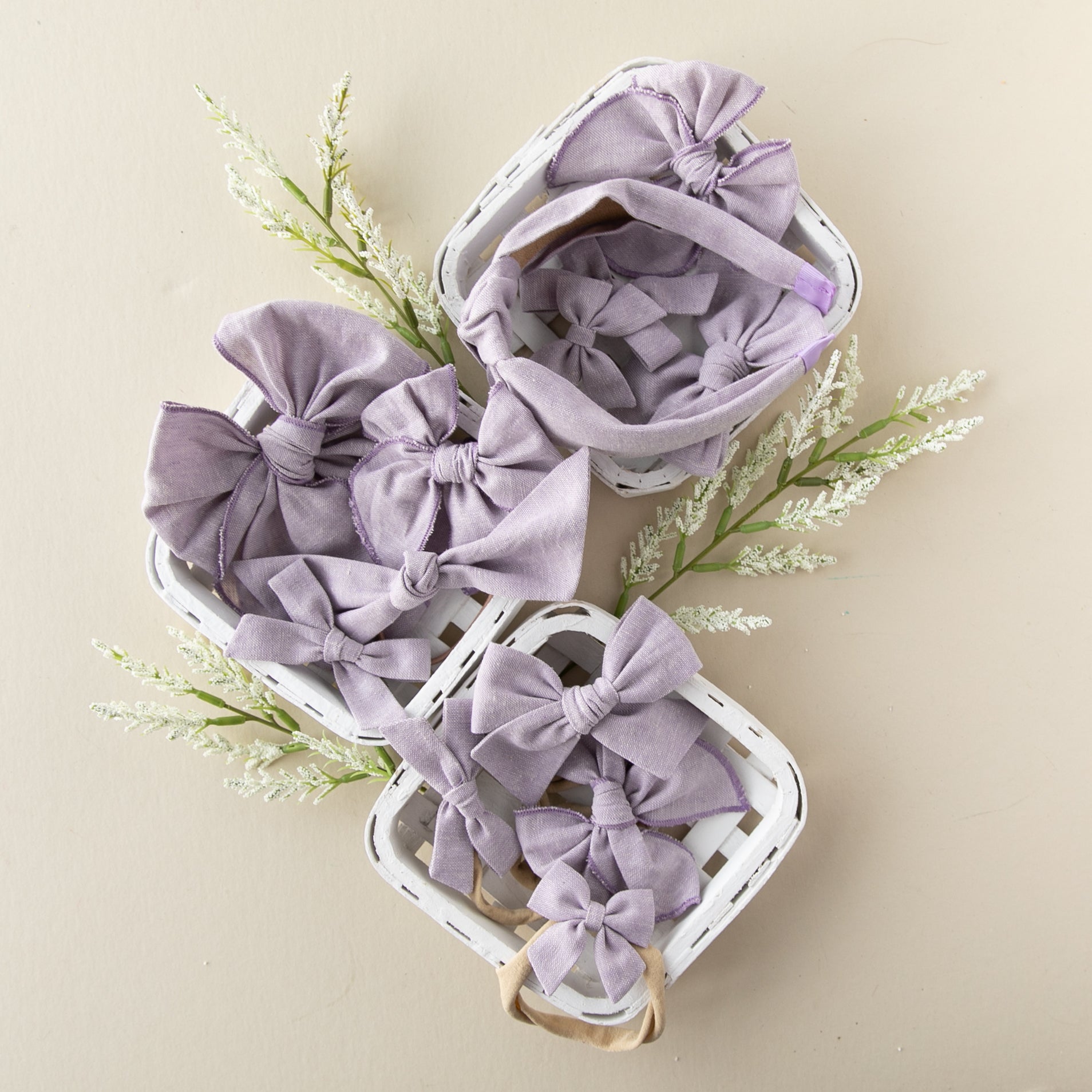 Verbena | Oversized Hand-tied Bow