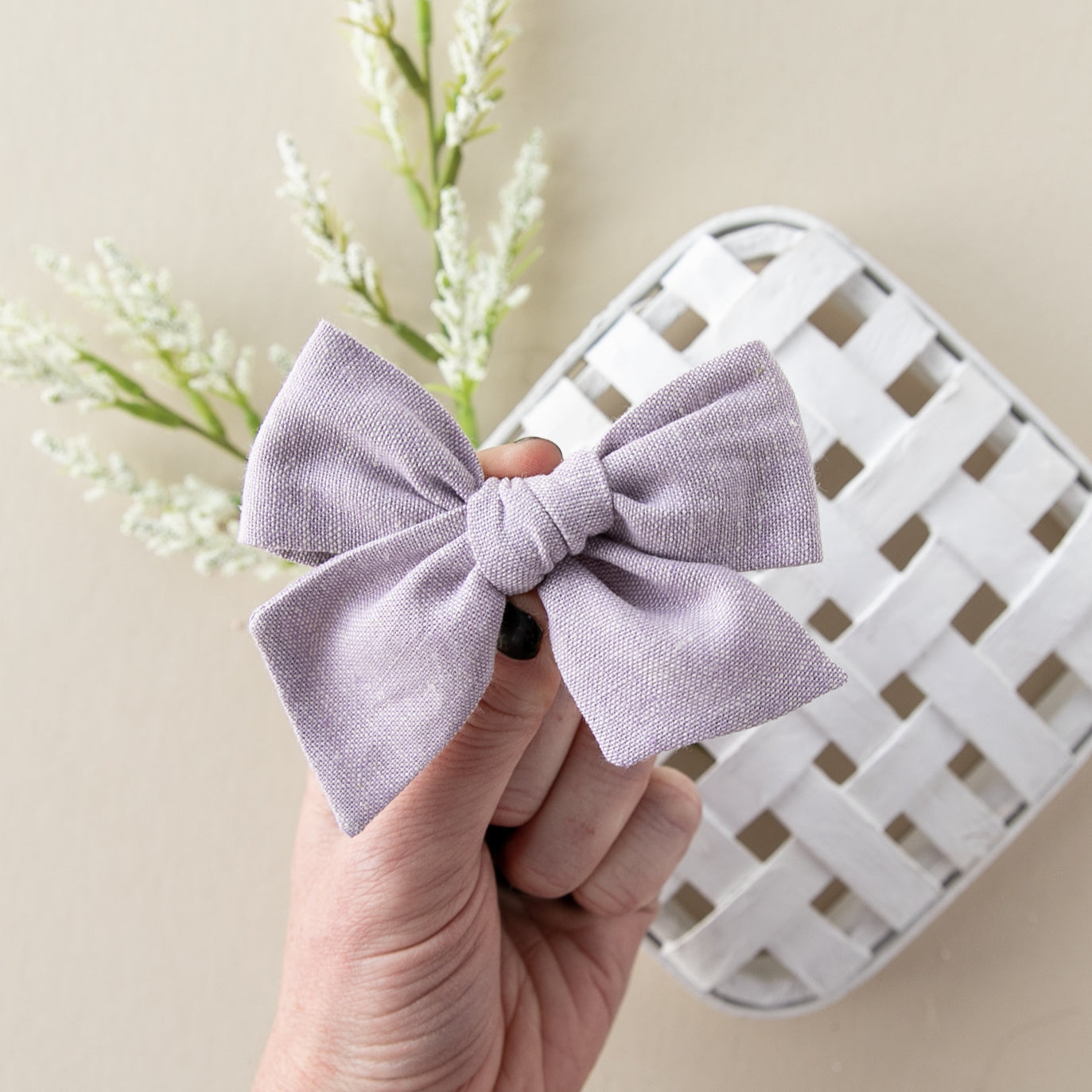 Verbena | Oversized Hand-tied Bow