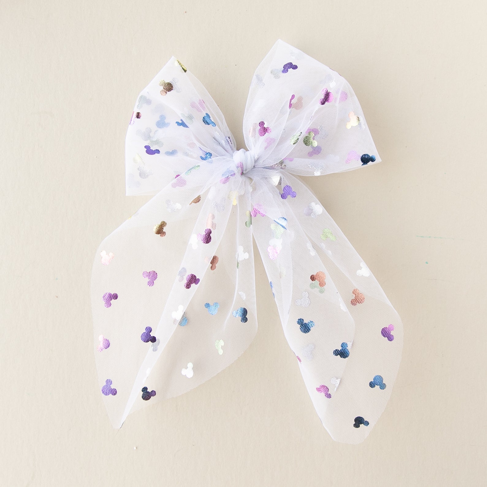 Bibbidi Bobbidi - White | Tulle Statement Bow