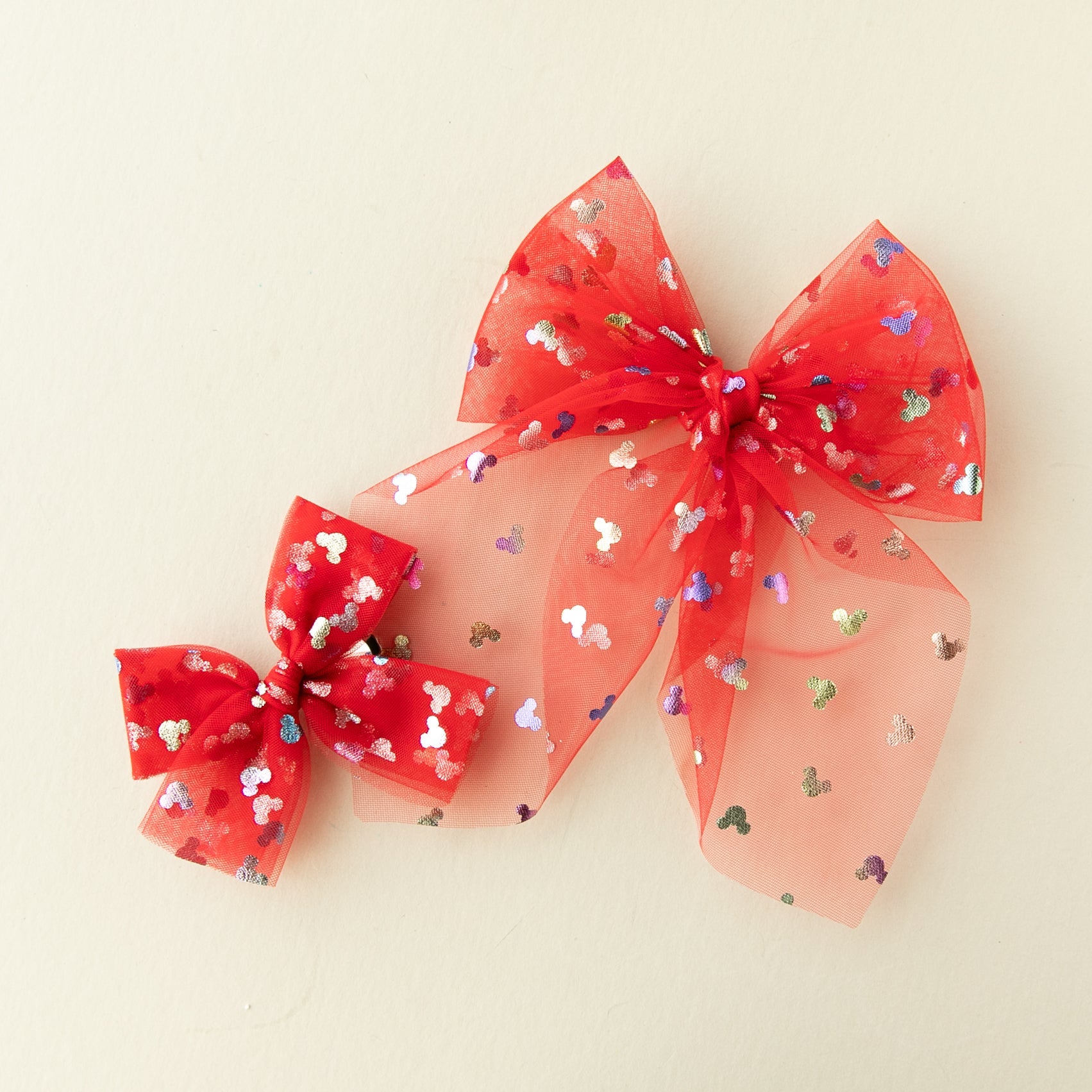 Bibbidi Bobbidi - Red | Tulle Statement Bow