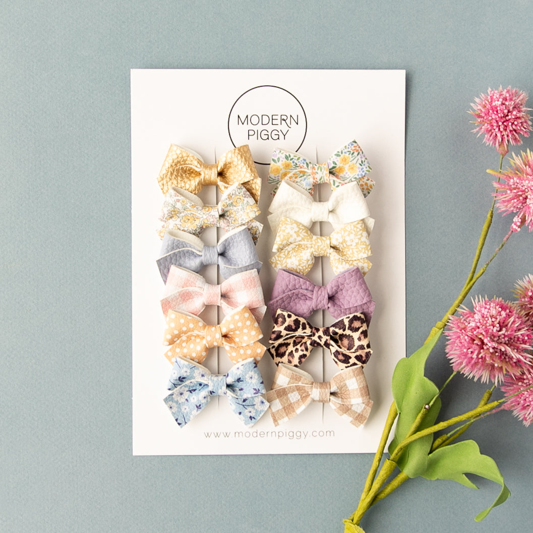 Blossom | Leather Baby Bow