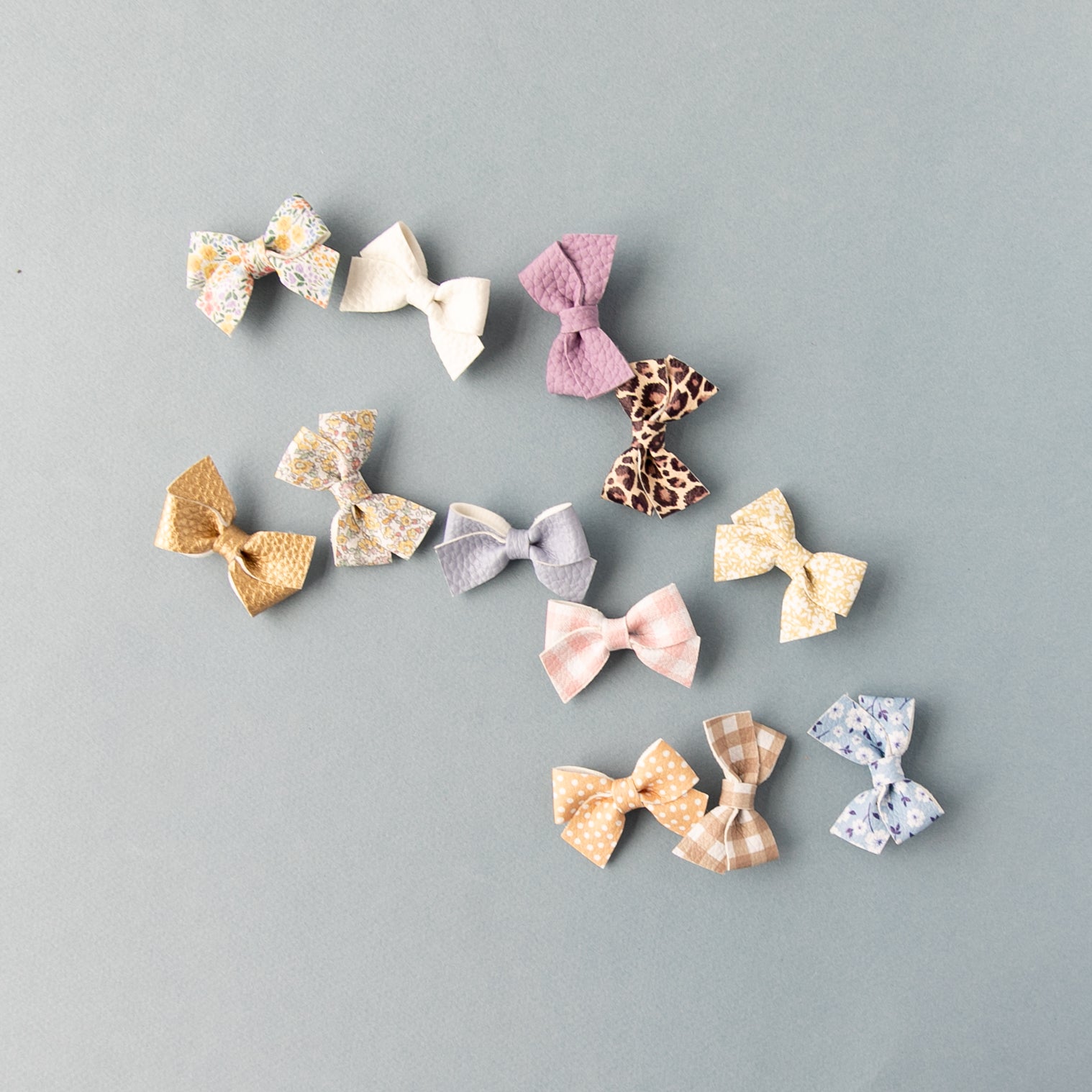 Wildflower | Leather Baby Bow