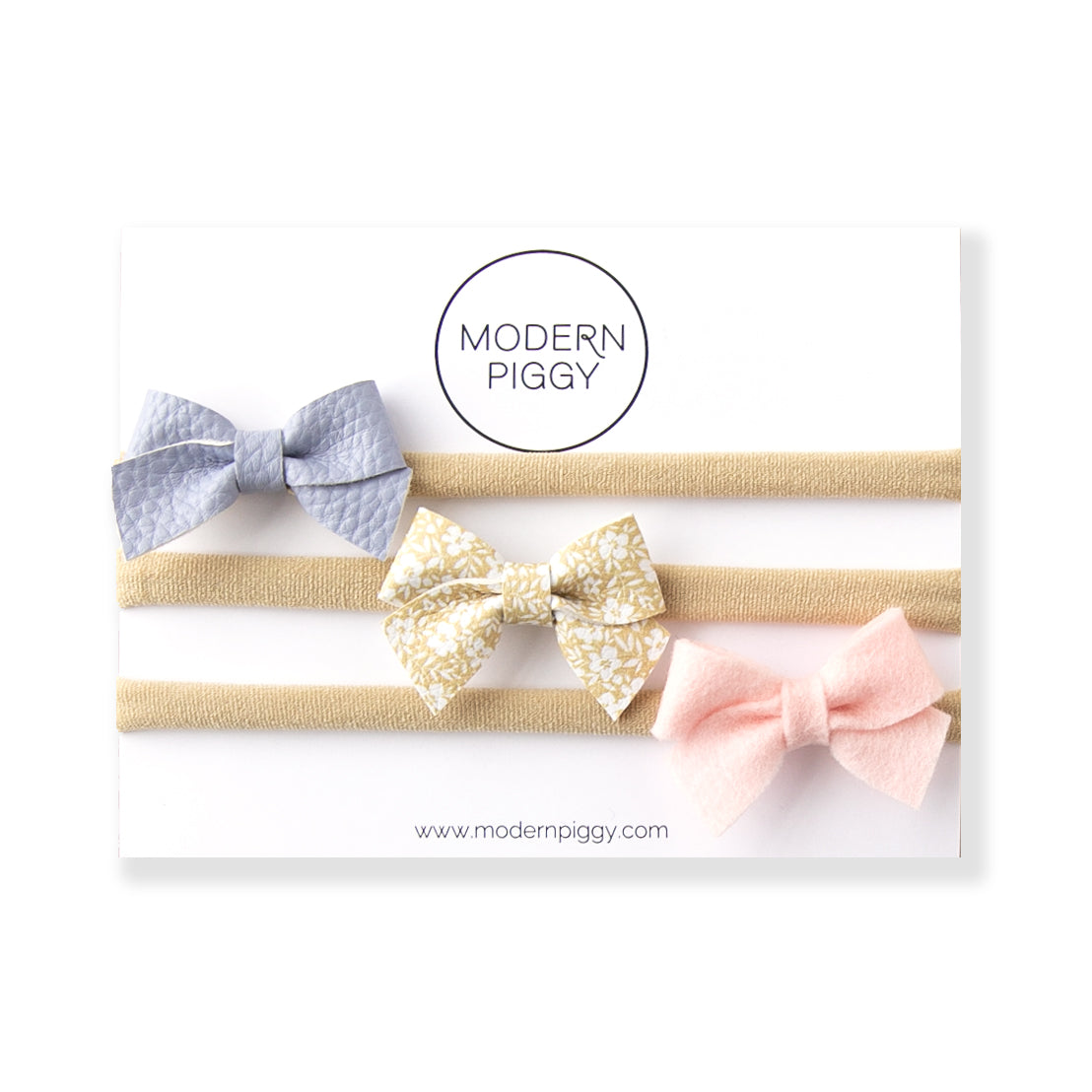 Canary | Baby Bow Set