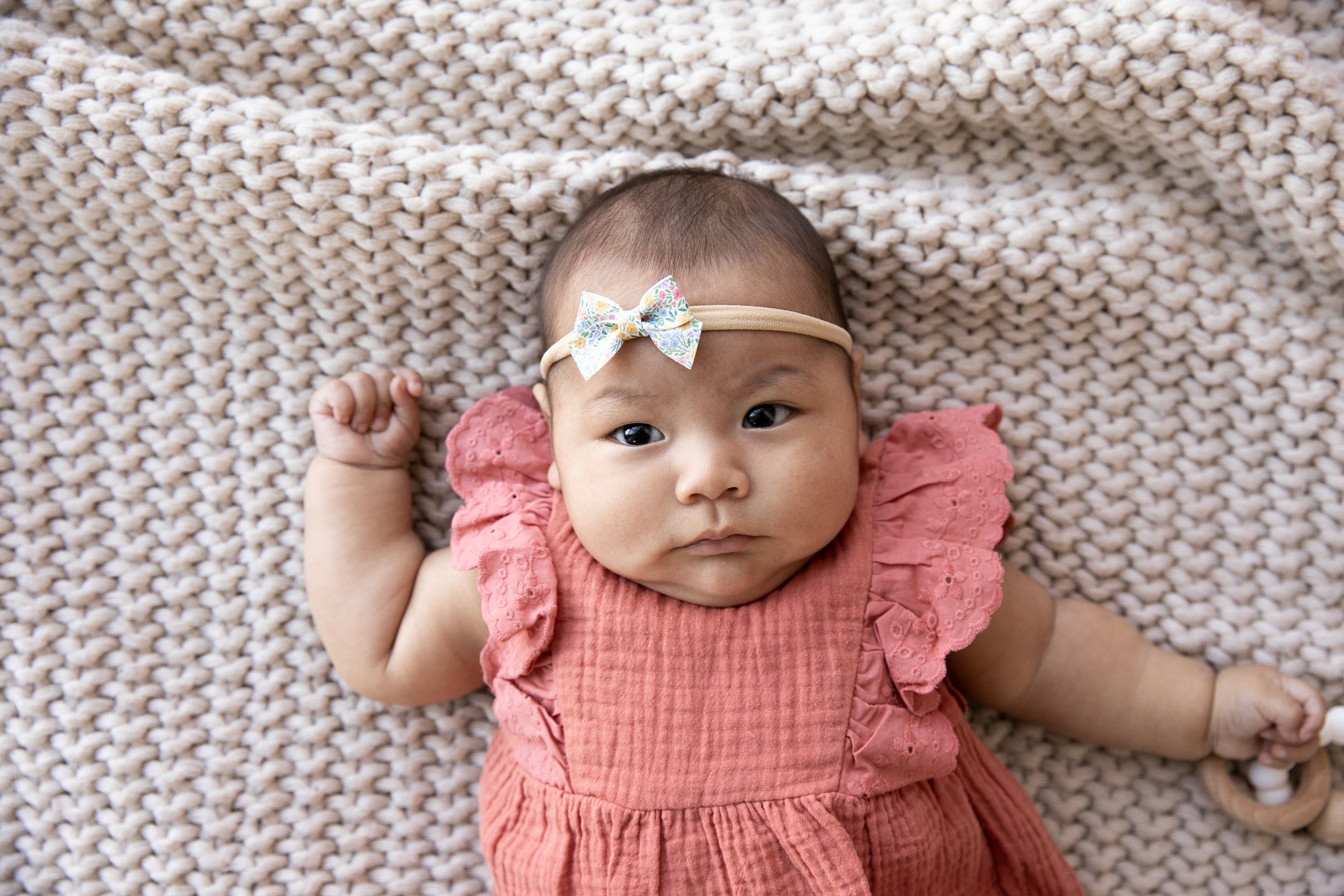 Wildflower | Leather Baby Bow