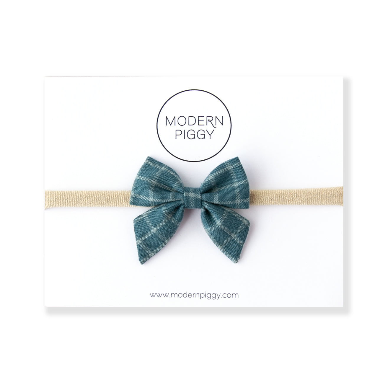 Harbor Grid | Mini Piggy Bow