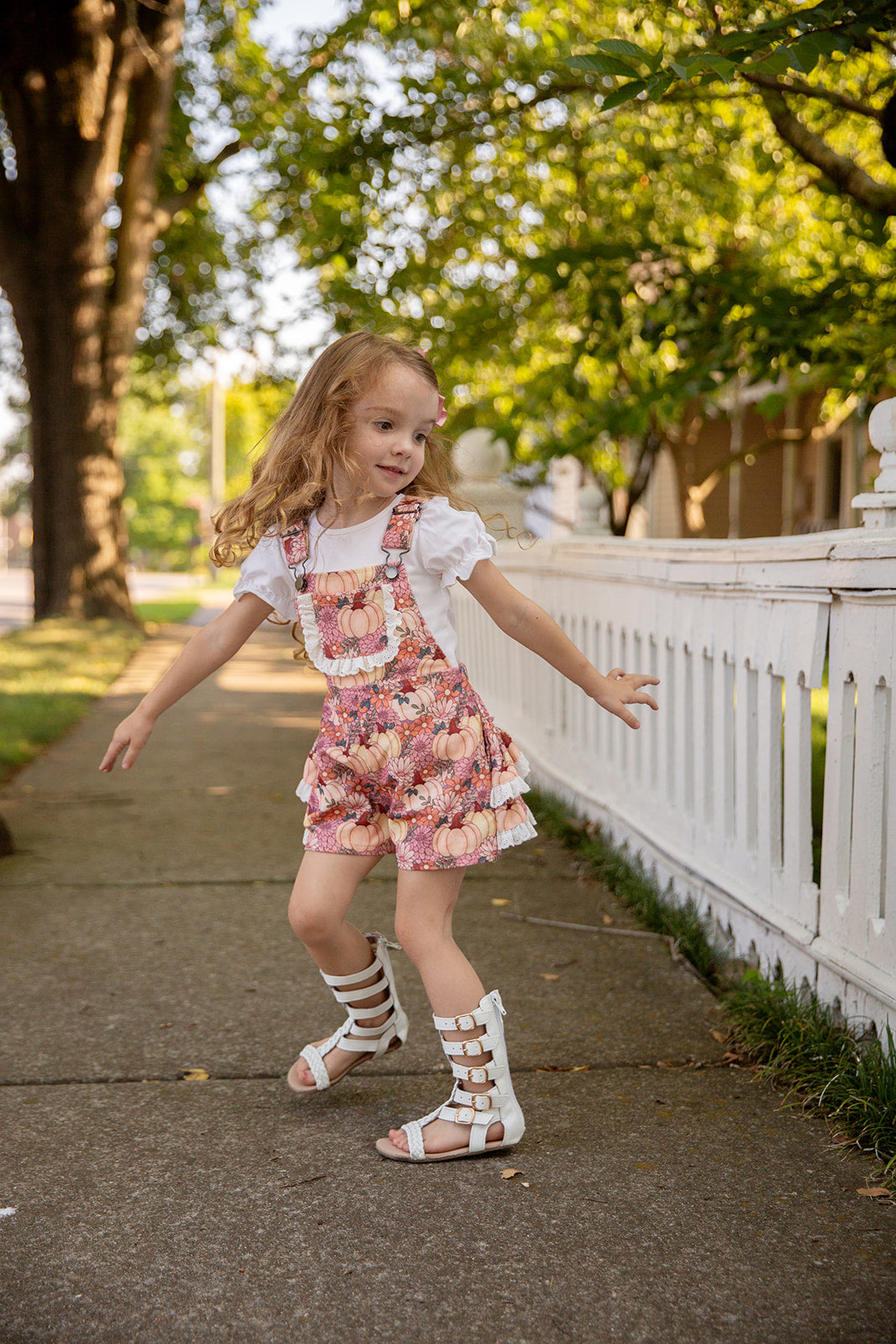 Harvest Blossom Overalls