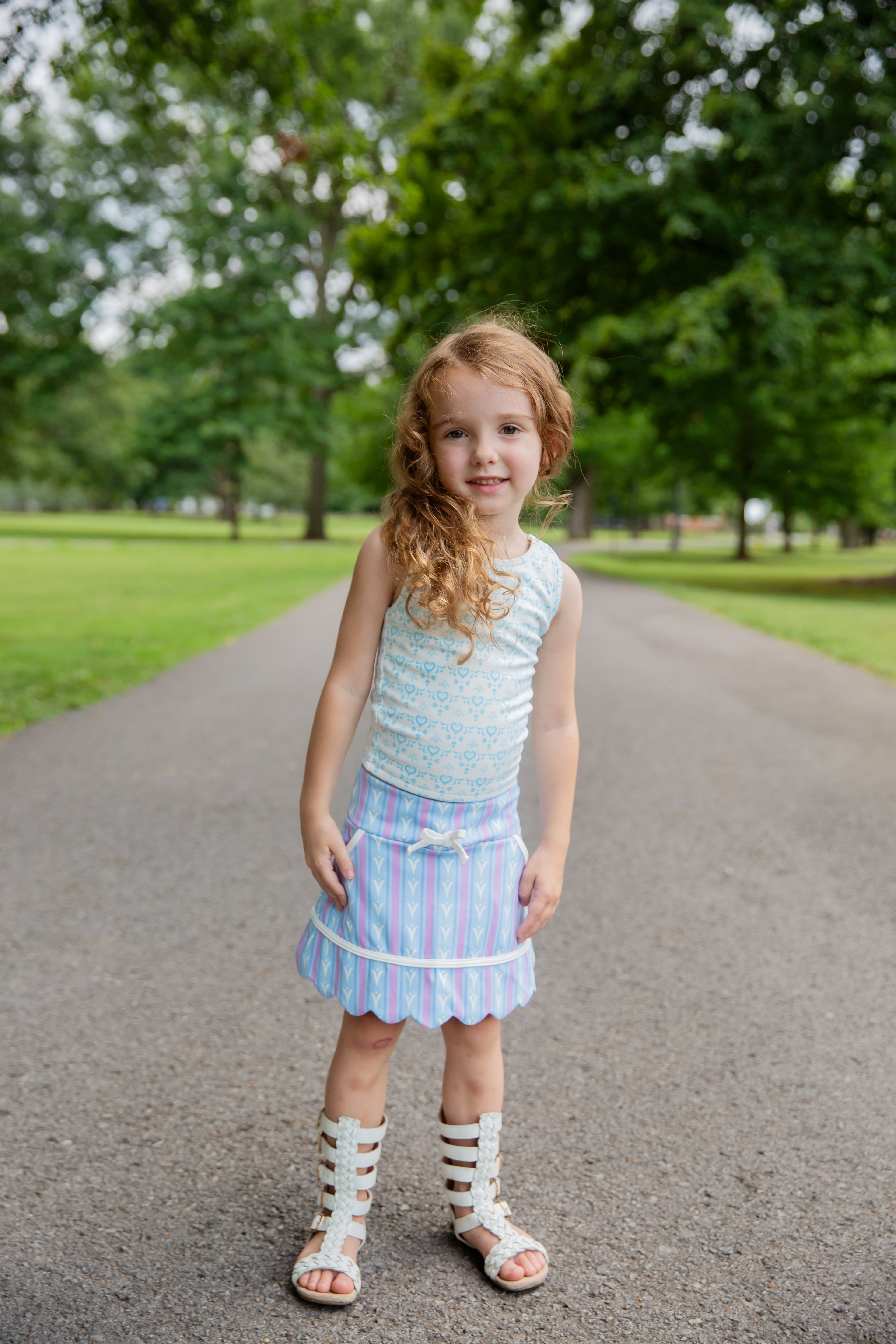 Let it Go Twist Tank & Stride Skort Set
