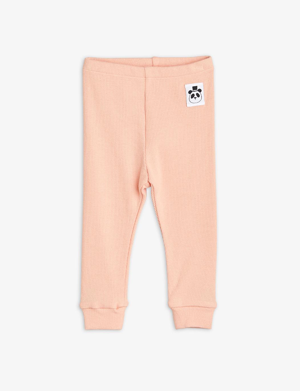 Solid Rib Leggings - Pink