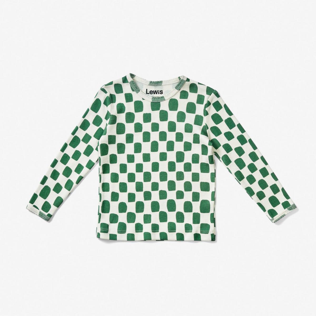 Long Sleeve T Shirt - Checker | Juniper