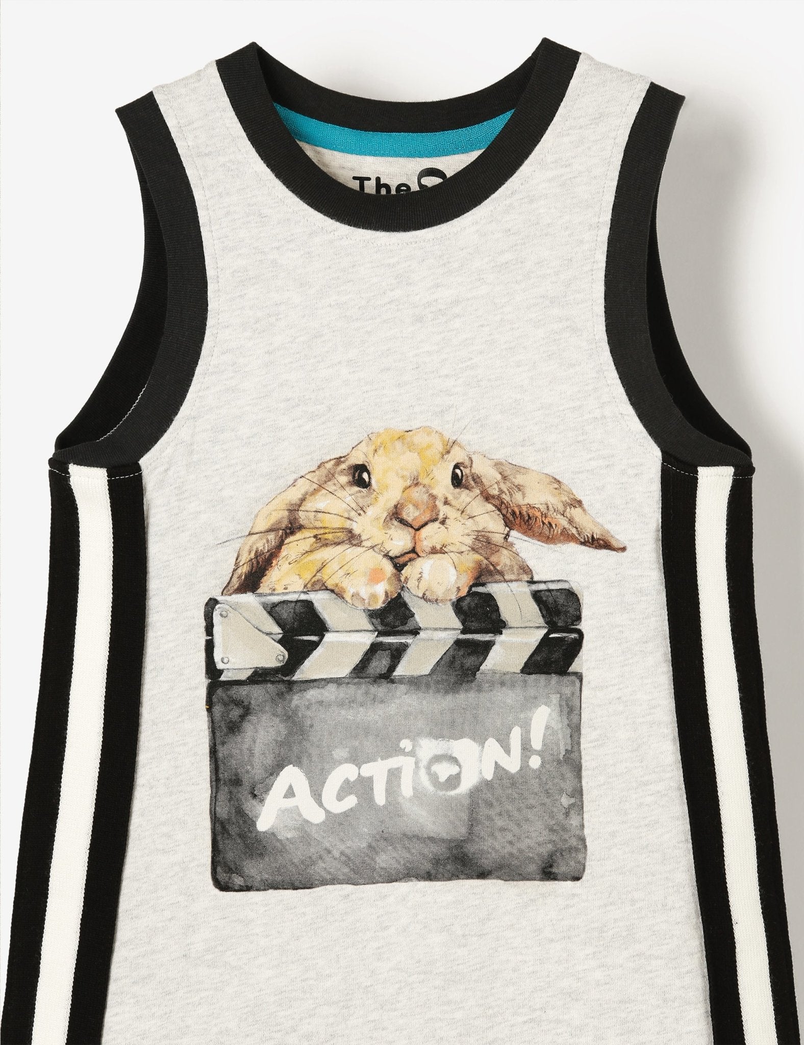 Organic Tank Top Midi Dress - Clapper Bunny