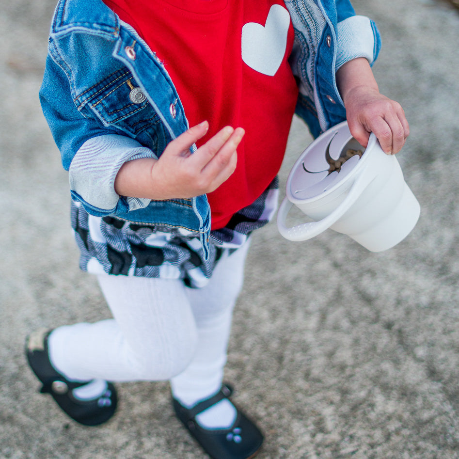 Silicone Collapsible Snack Cup (More Colors Available)  BapronBaby   