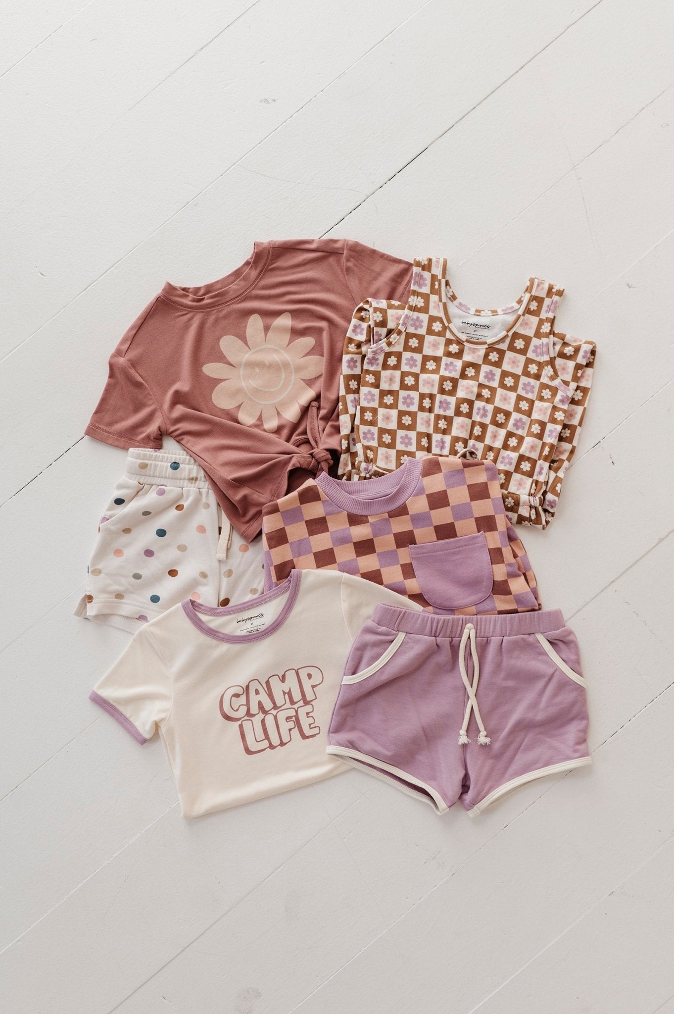 Baby Girl Short Sleeve Colorblock Romper