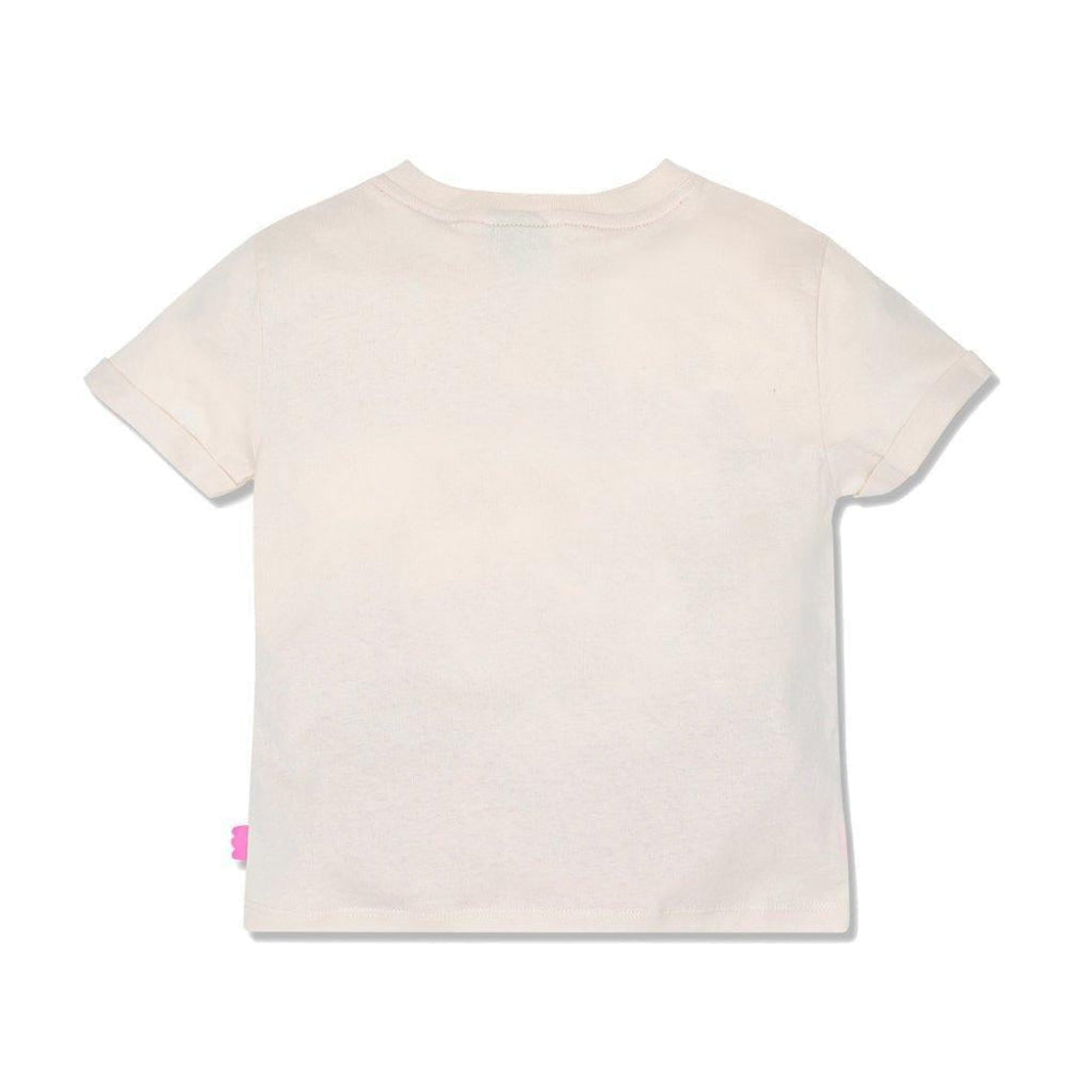 100% Earth Loving patches Kid T-Shirt - Cream - FINAL SALE