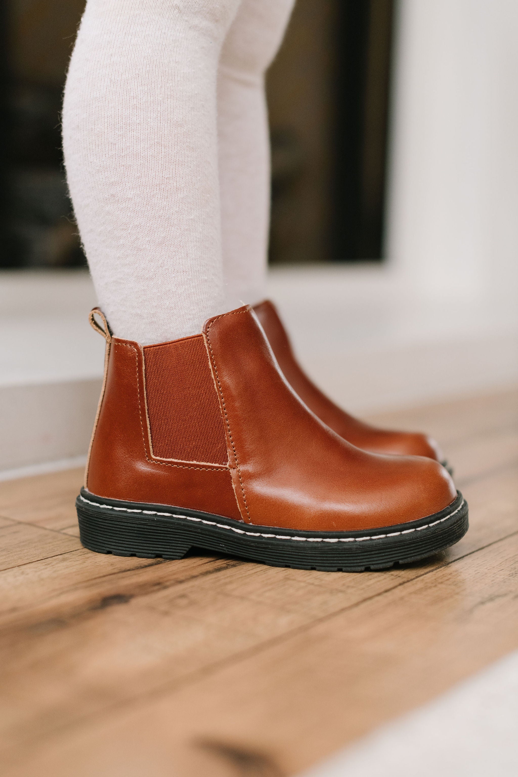 Cognac - Chelsea Boot - Hard Sole