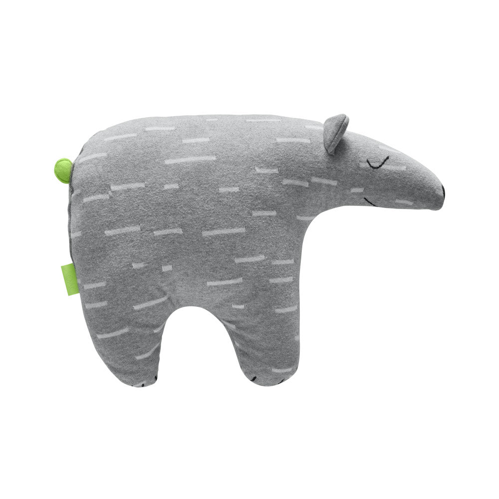 Polar Bear Knut Cushion - Grey