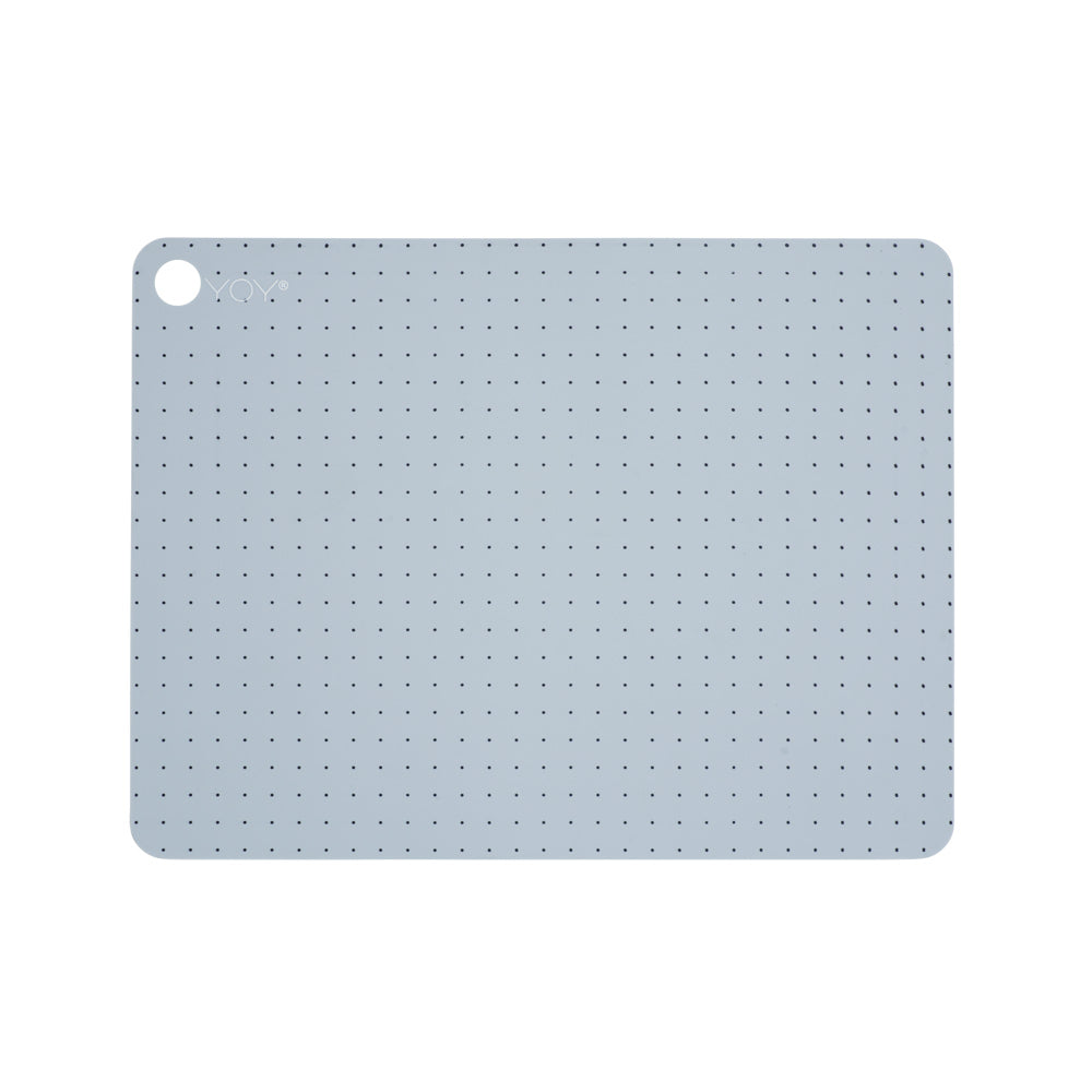 Placemat Grid Dot - 2 Pcs/Pack - Pale Blue