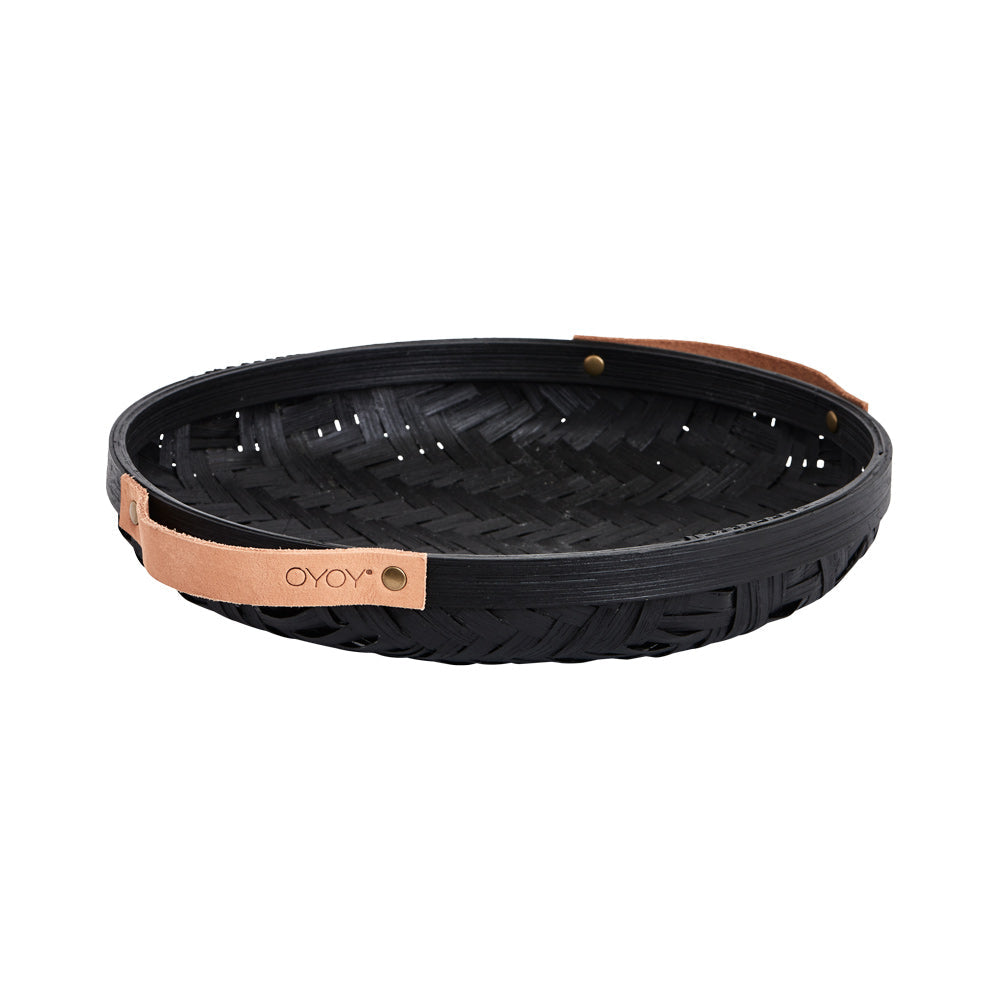 Sporta Bread Basket - Round - Black