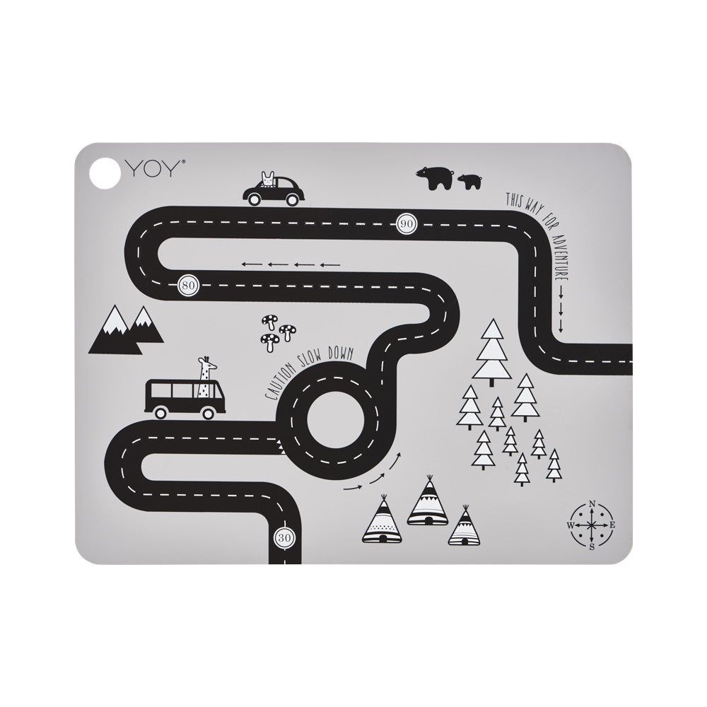 Placemat Adventure - Light Grey