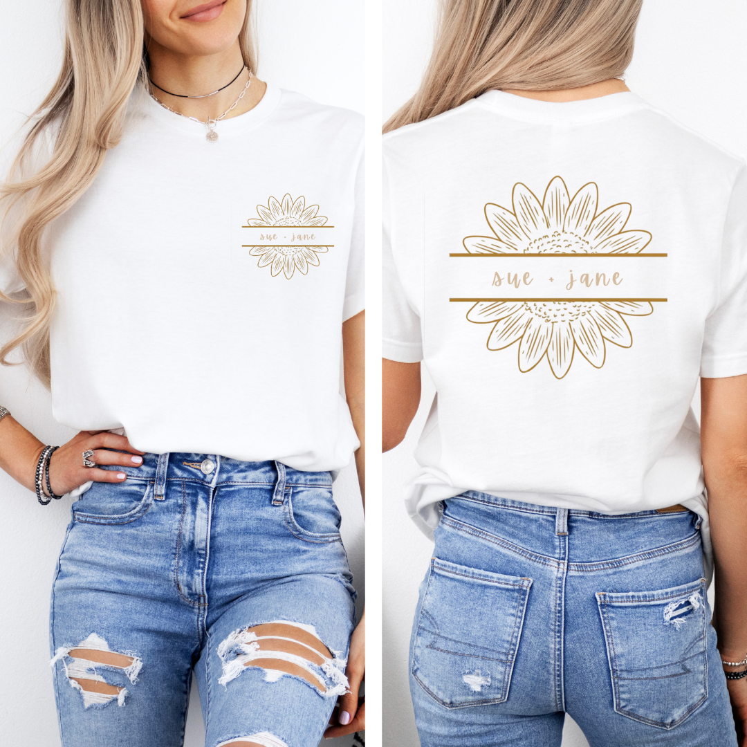 Floral Logo - 100% Cotton Tee